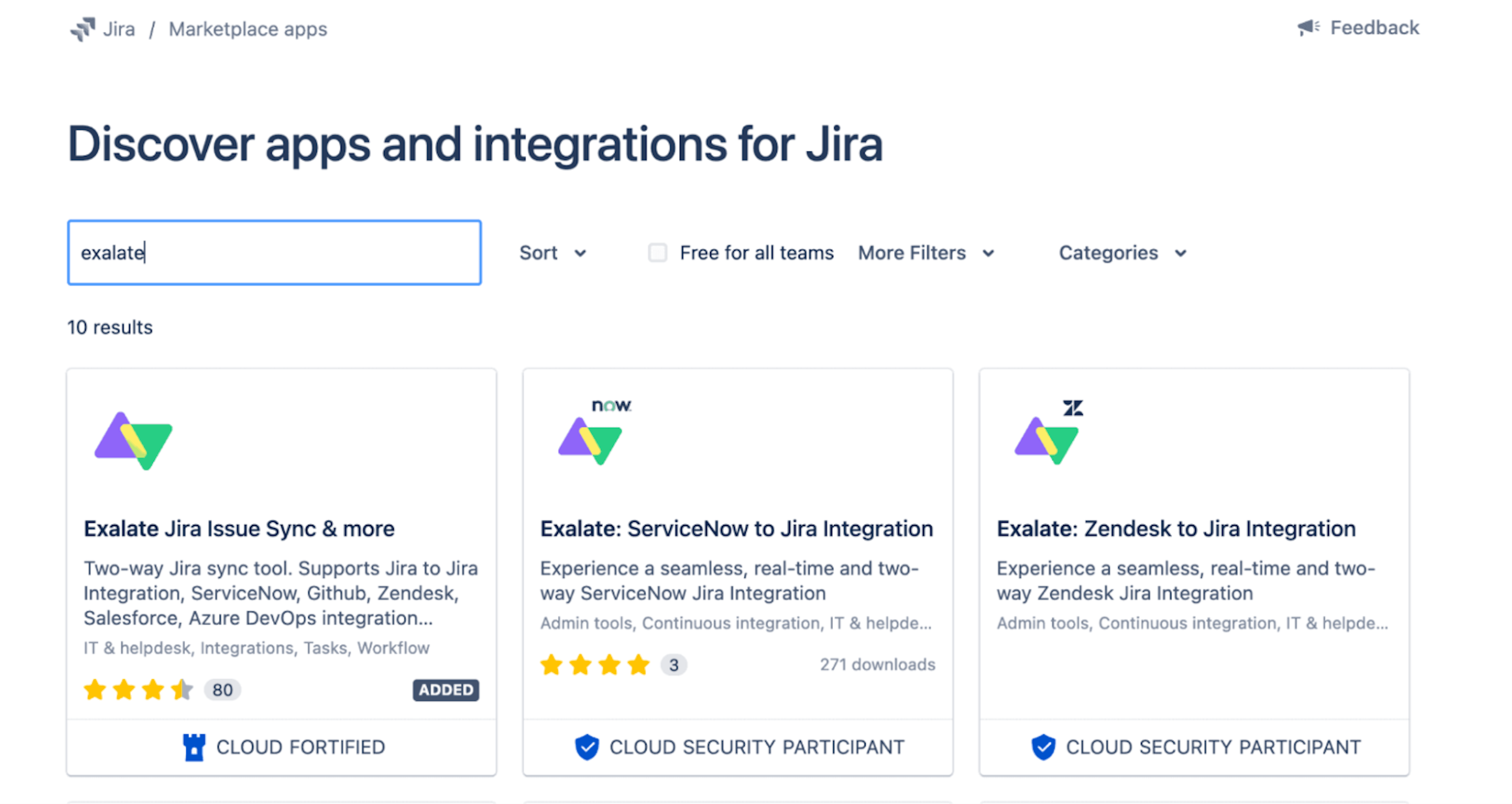 Sincronización de problemas de Exalate Jira y más