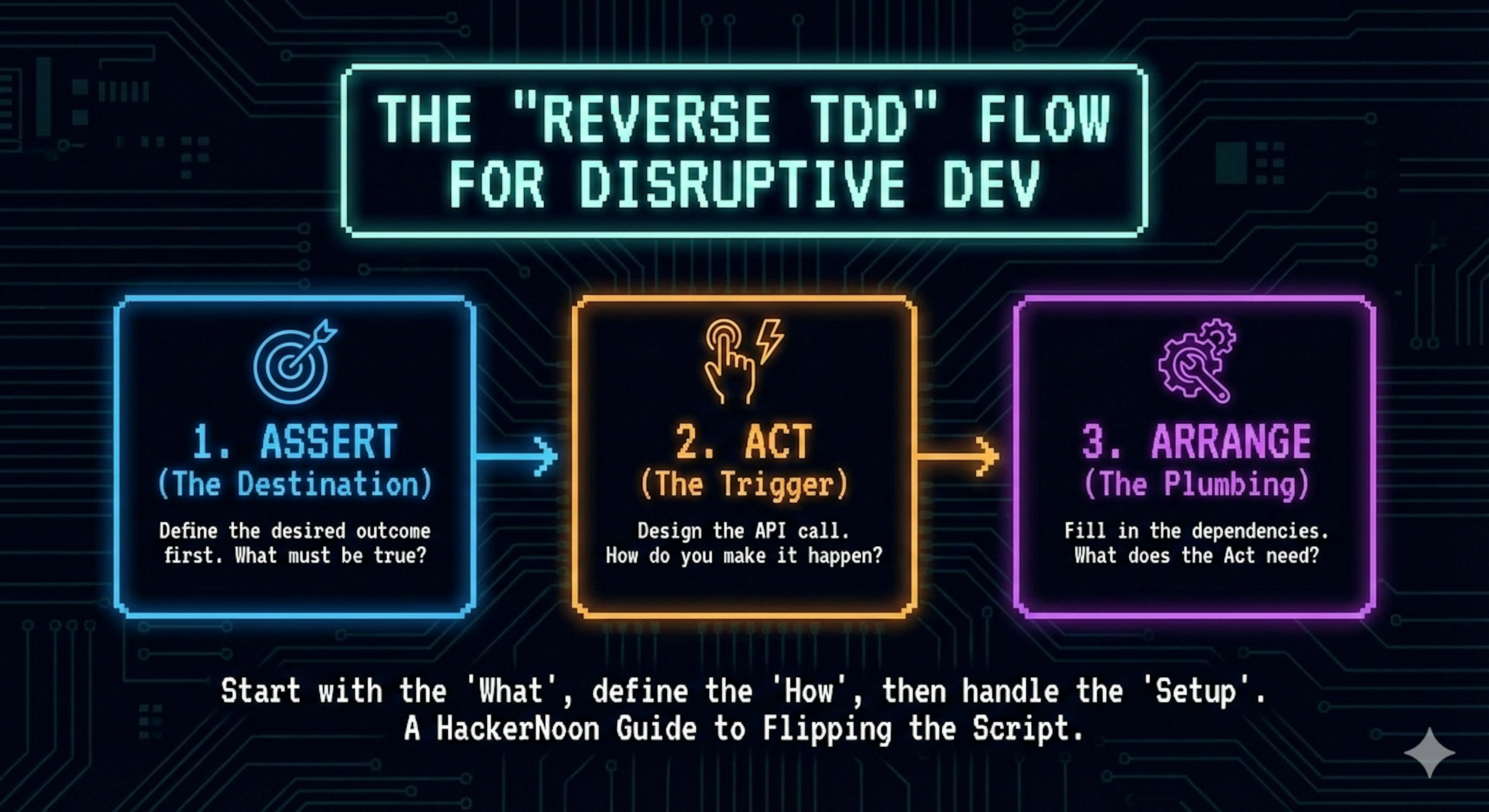 featured image - TDD Is Backwards: Why Assertions Should Come First in Disruptive Development