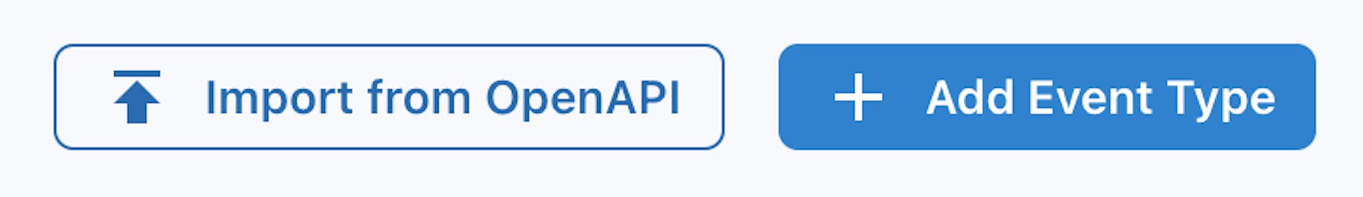 Import the OpenAPI config button
