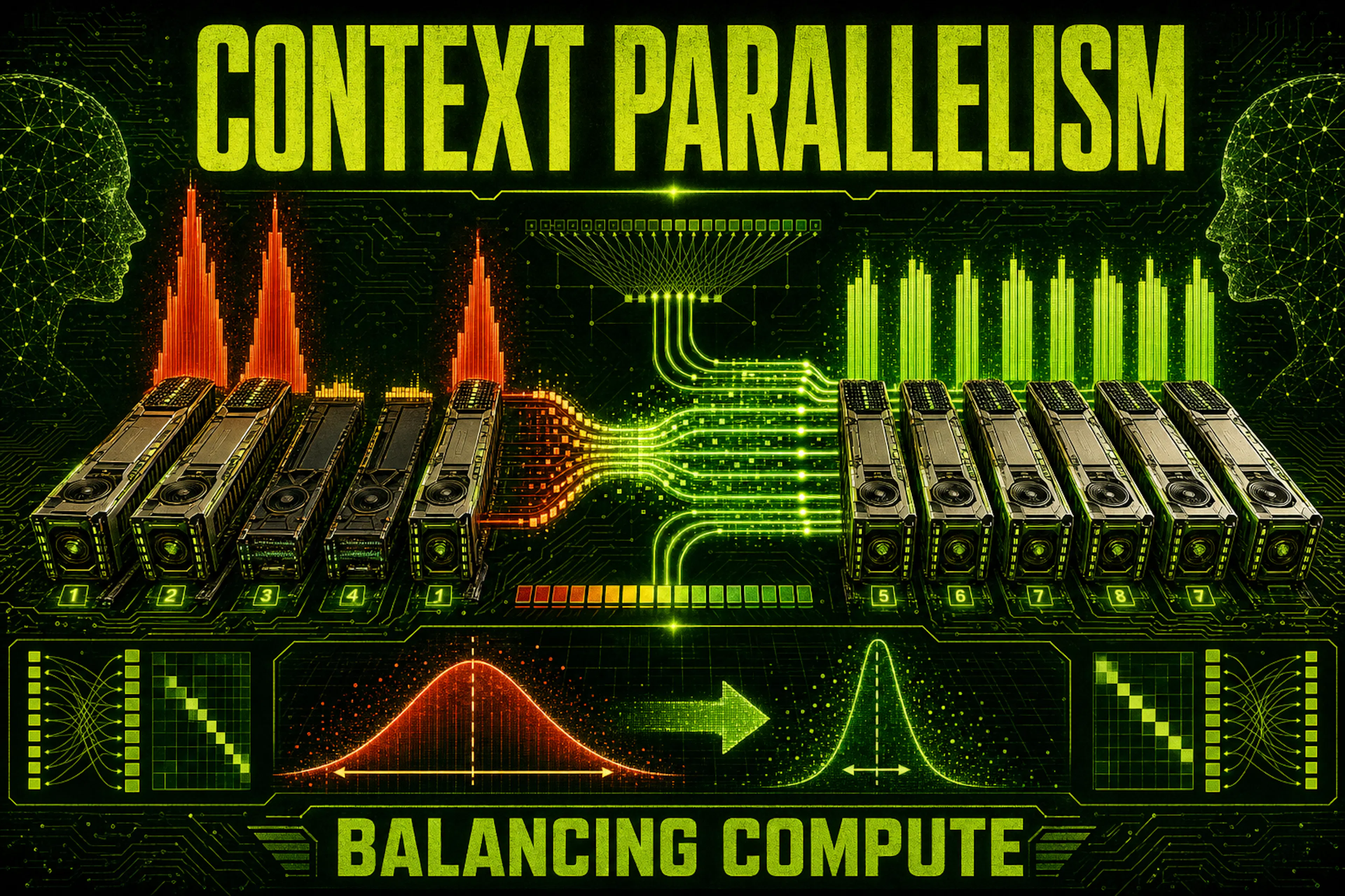 Context Parallelism for Large Language Models: Balancing Compute Across GPUs