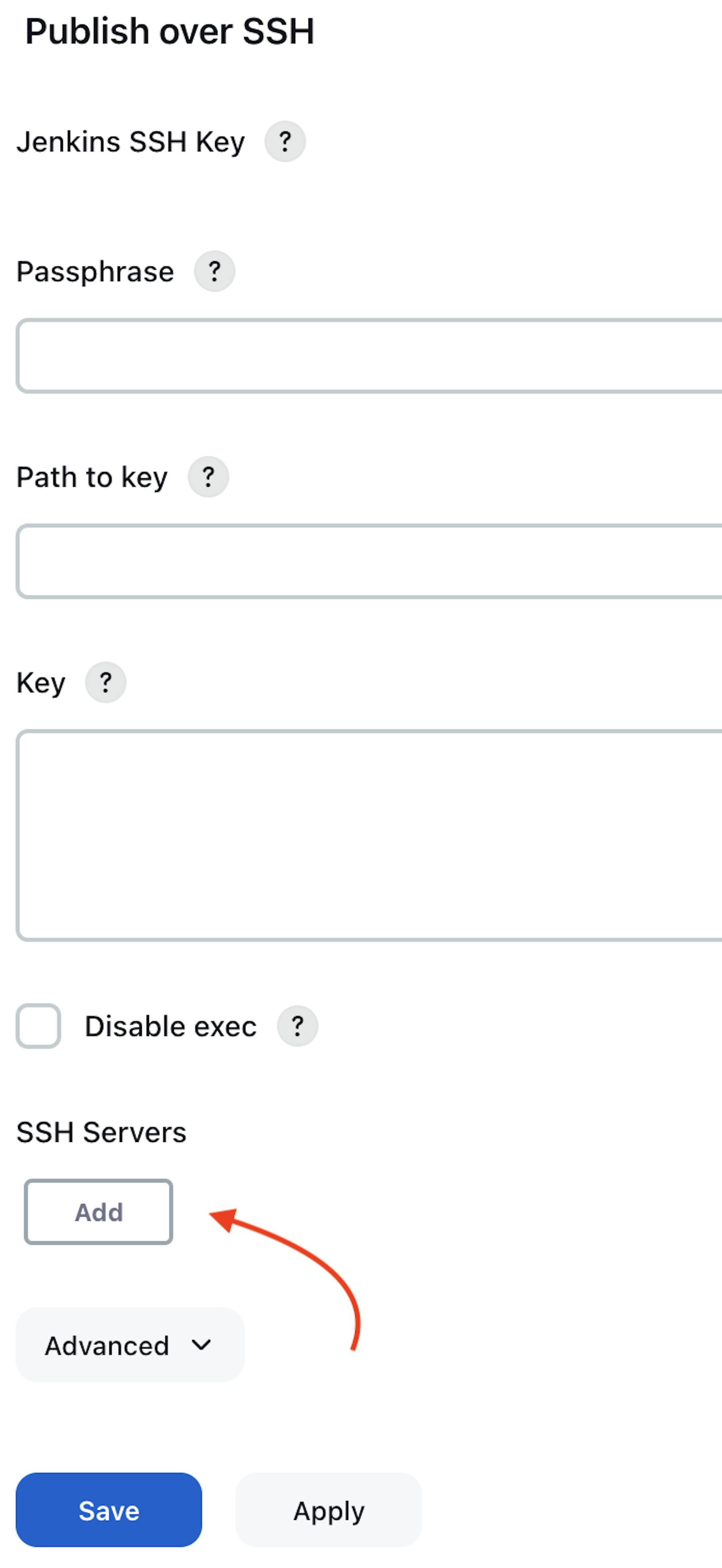 La capture d'écran du terminal d'instance AWS EC2 Virtual Server avec le plugin "Publish over SSH"