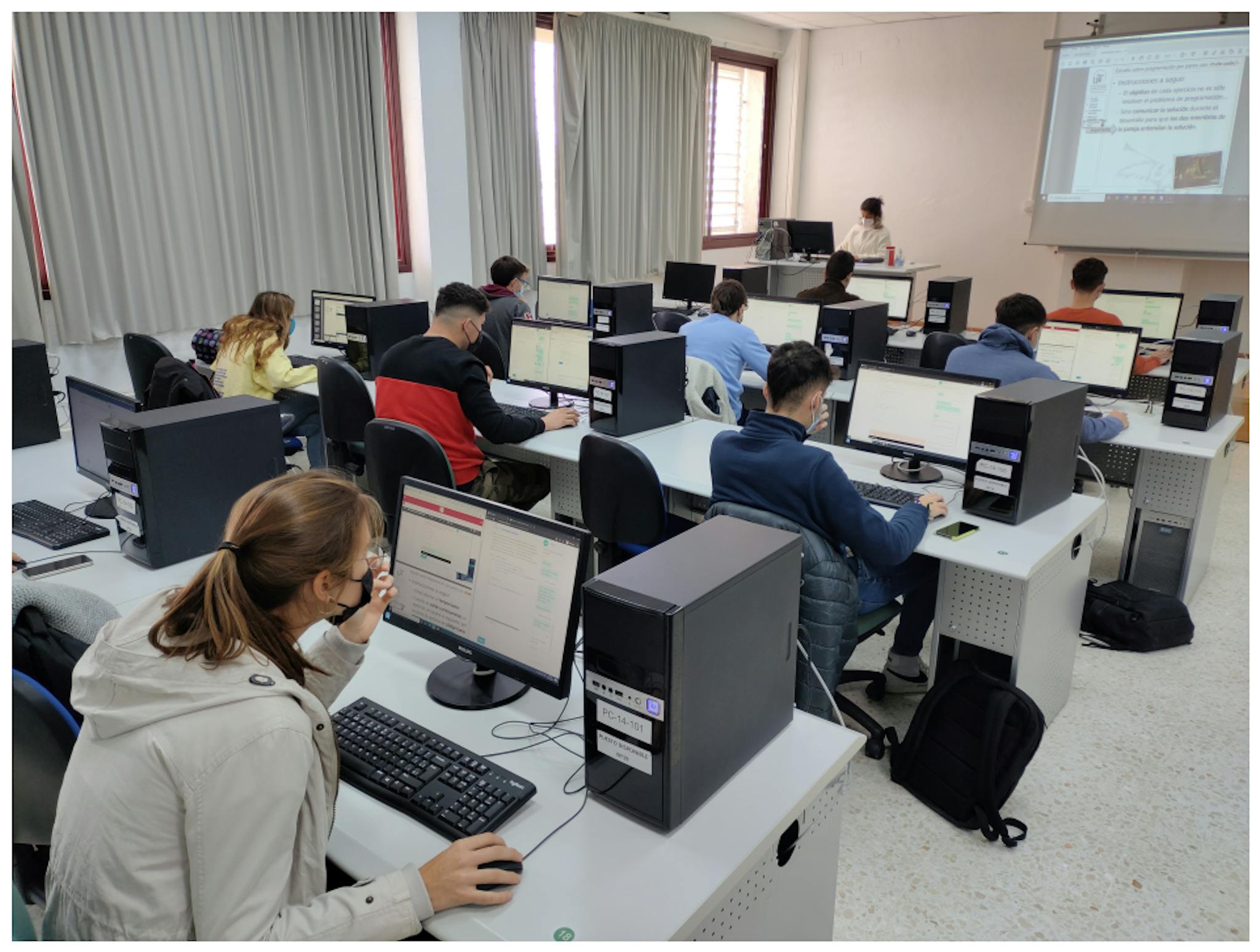 Figure 4 Experiment execution at University of Seville, Dec 2021