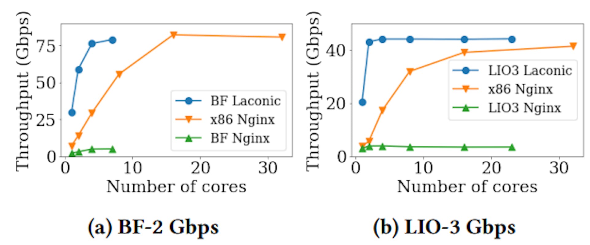 Figure 12: Throughput of Laconic with Real-world Workload