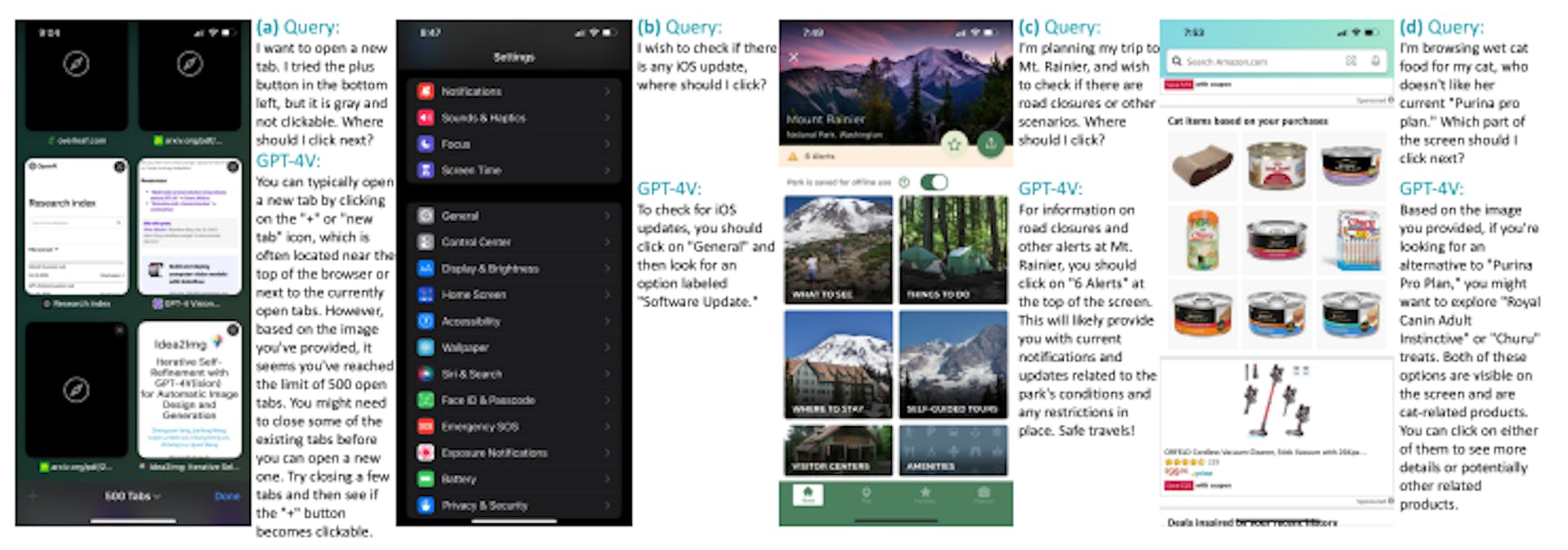 Figure 1: Intended action description examples. Best viewed by zooming in on the screen.