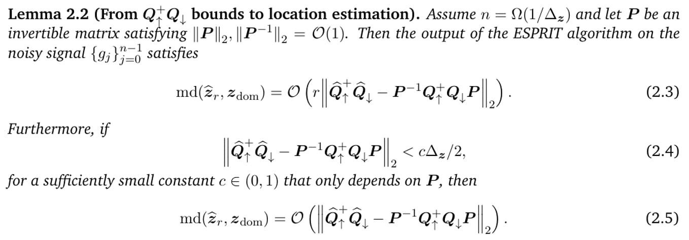 Proof of Central Limit Error Scaling for ESPRIT Algorithm | HackerNoon