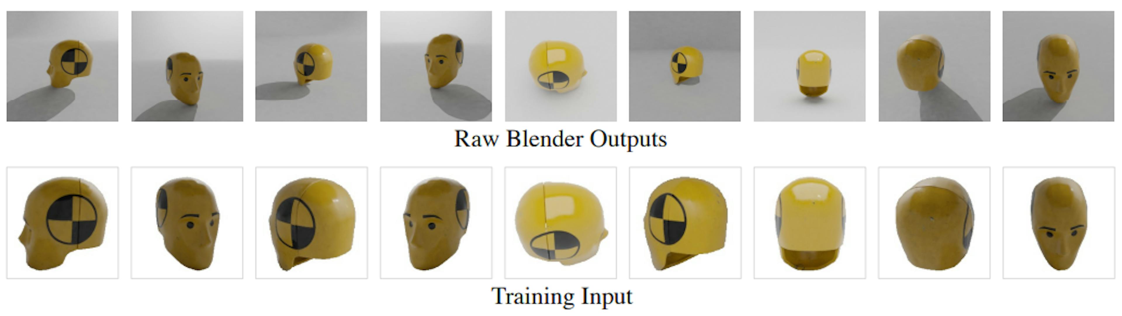 Figure 11. Generating synthetic training data. We provide training images with different lighting, in-camera and external. Images are cropped in half, the foreground is split, and resized before being used as training input.