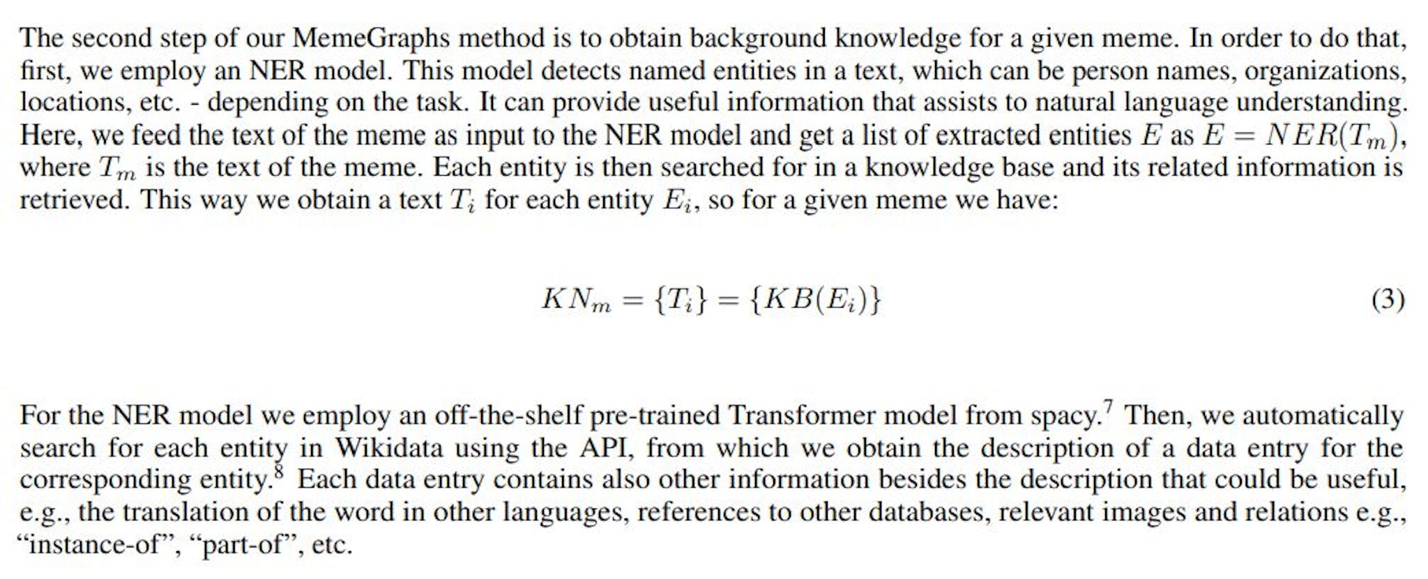 3.3 Knowledge graph input