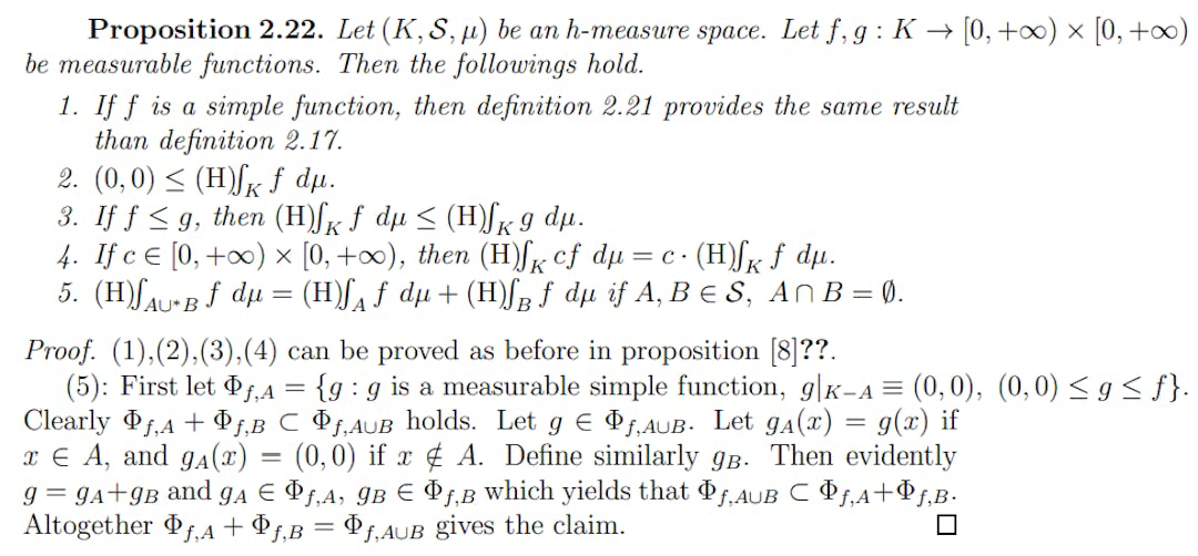 Generalized Hausdorff Integral And Its Applications: Integral Of 