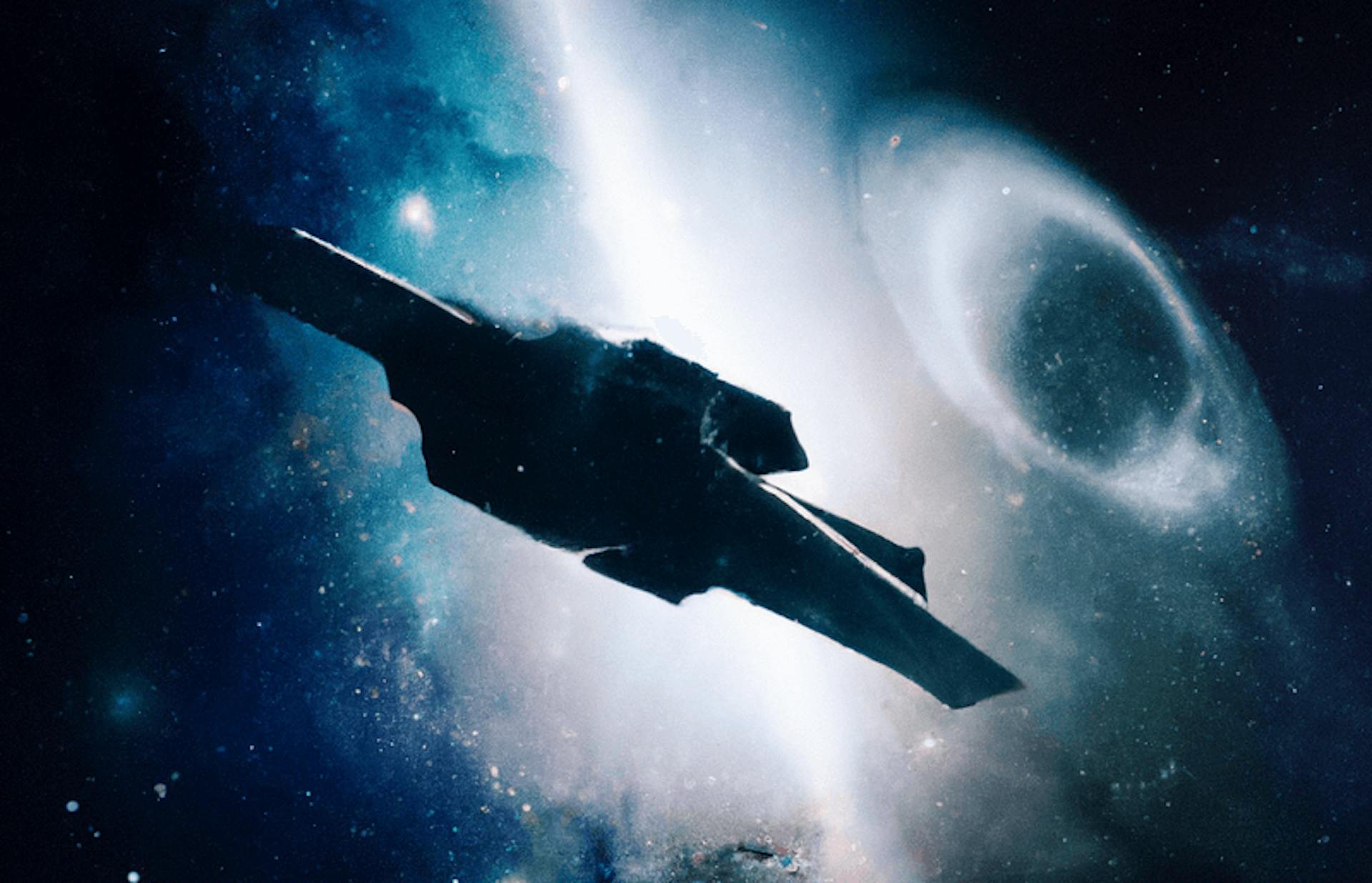 ダルエ：「星の爆縮の前を周回する宇宙船の写真をください」