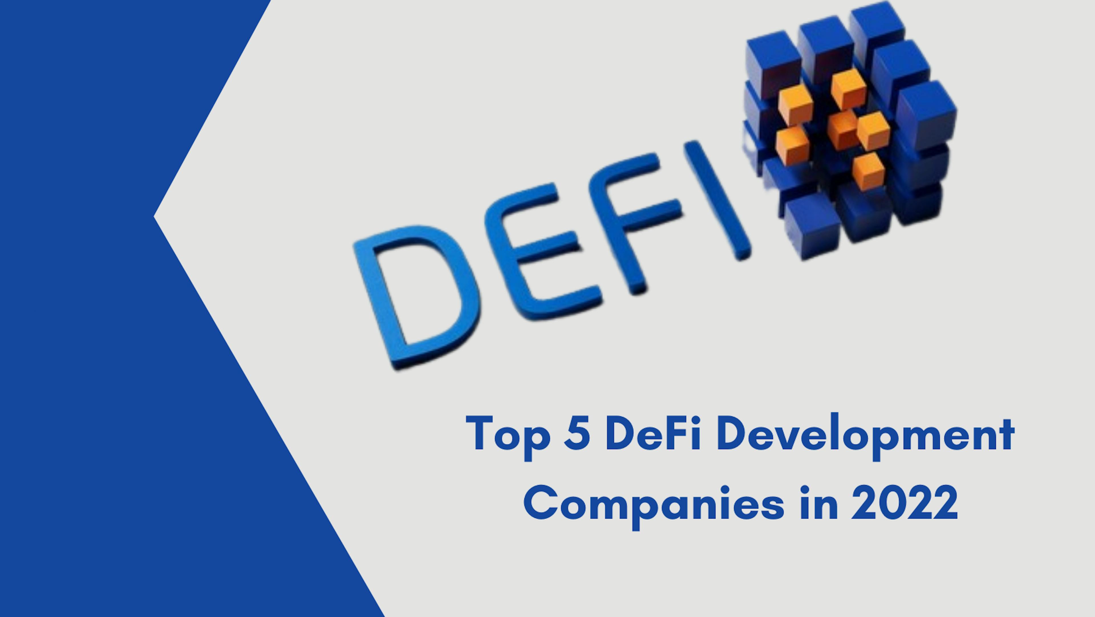 DeFi Development Companies