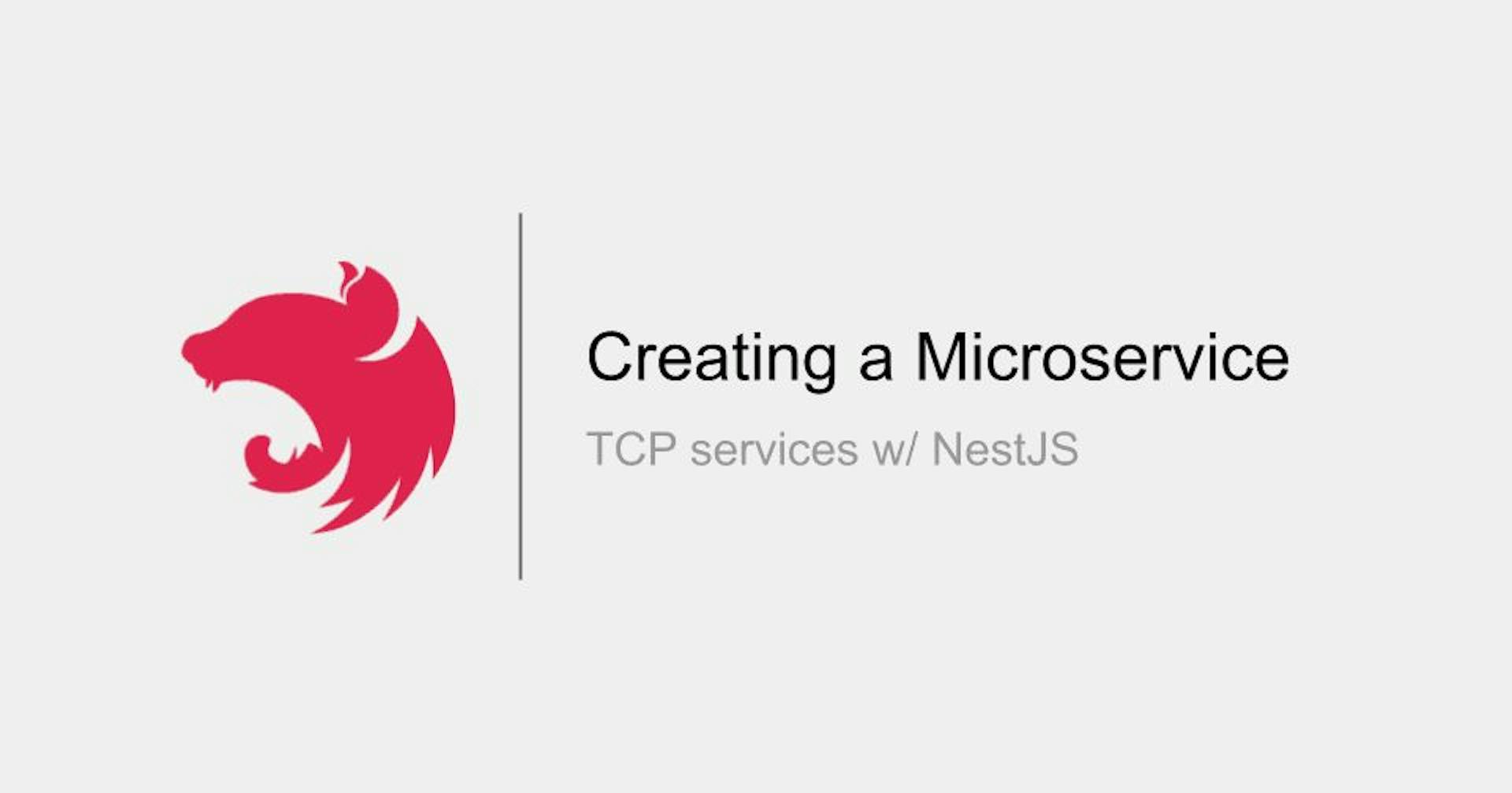 featured image - Creating Microservices in Nest.js