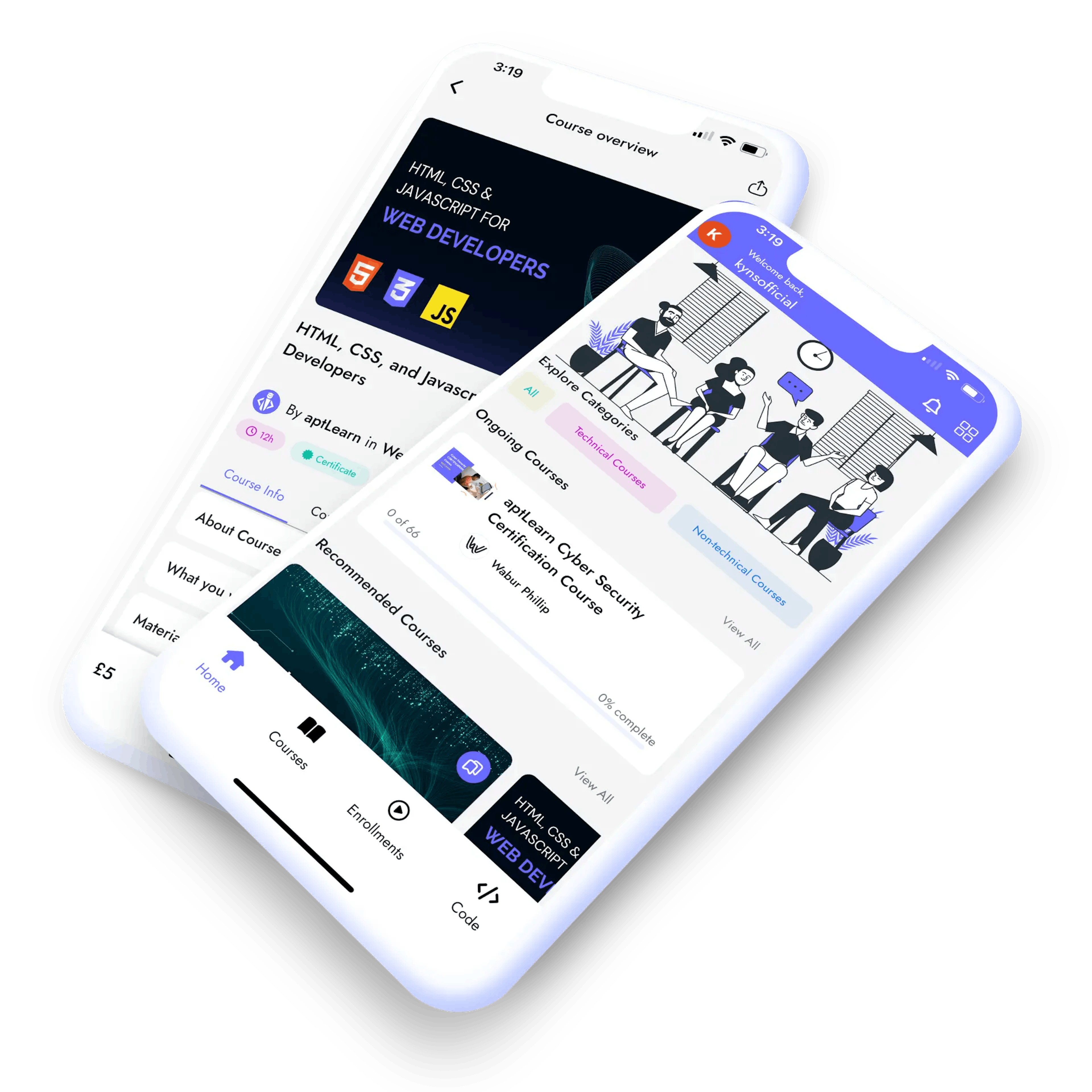 aptLearn Mobile App.