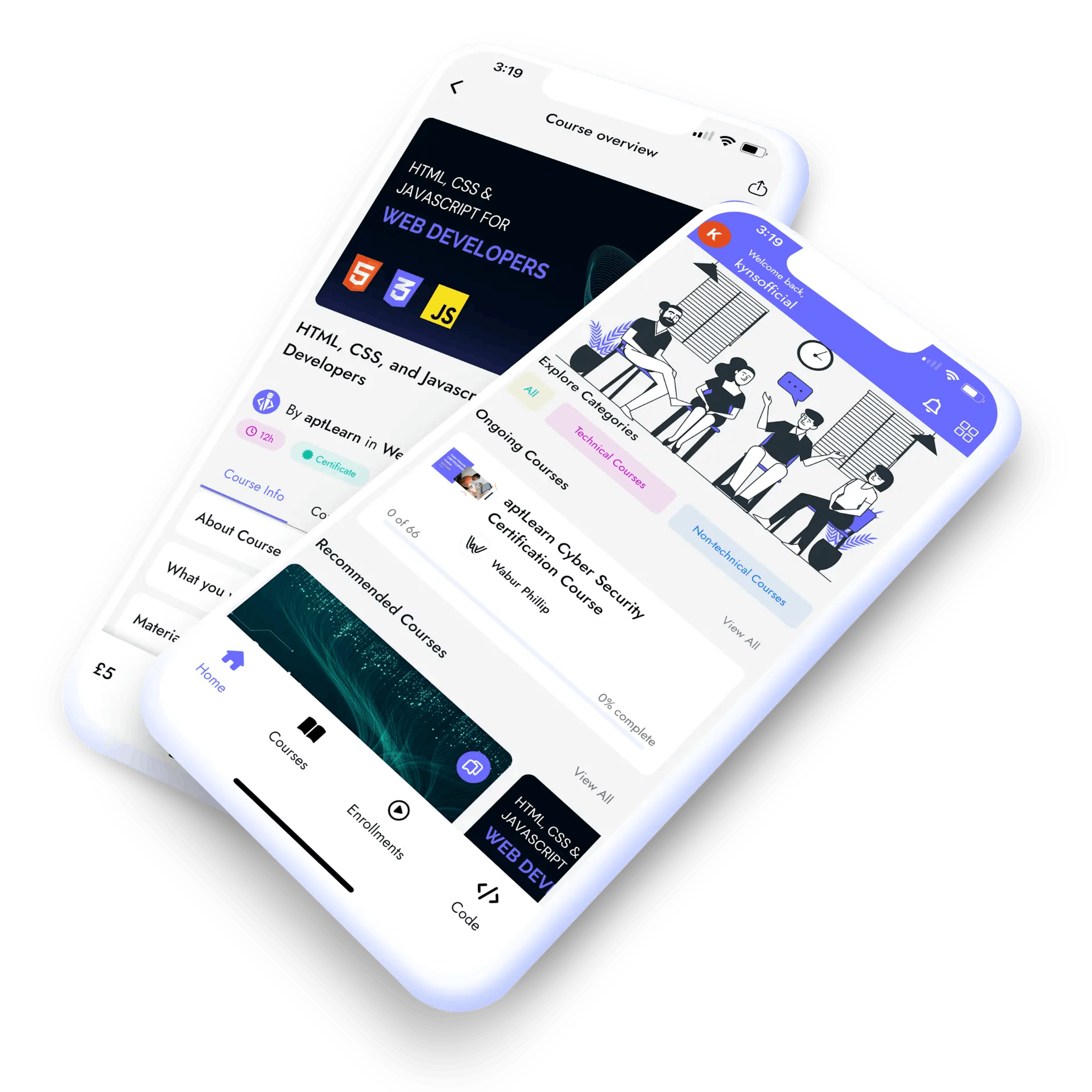 Мобильное приложение aptLearn.