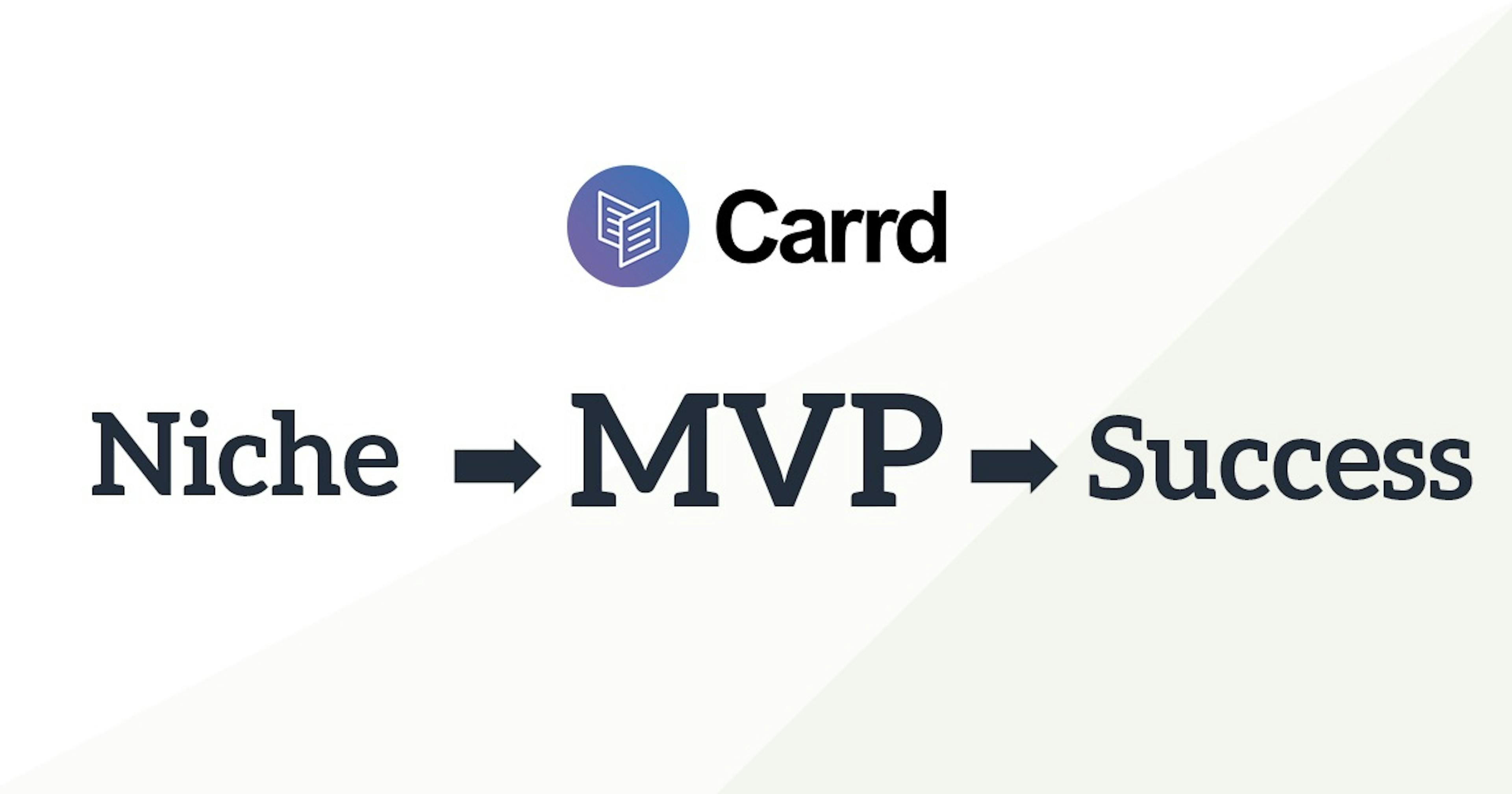featured image - Building Around A Niche: The Story Behing Carrd's MVP and Success