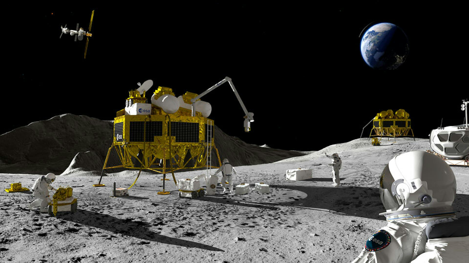 Image: ESA’s Argonaut for Lunar Landing| ESA