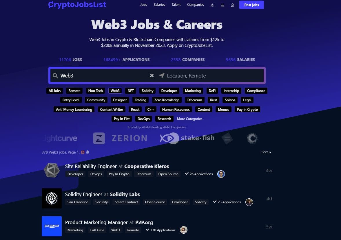 Top Web3 Job Boards (2023) | HackerNoon