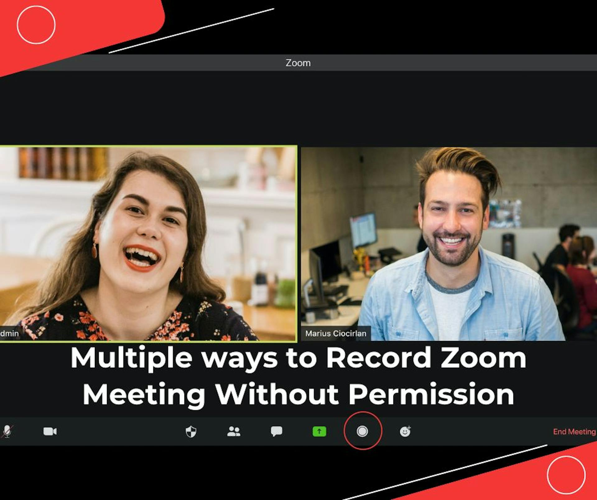 featured image - Como gravar uma reunião Zoom sem permissão no telefone, Windows e Mac