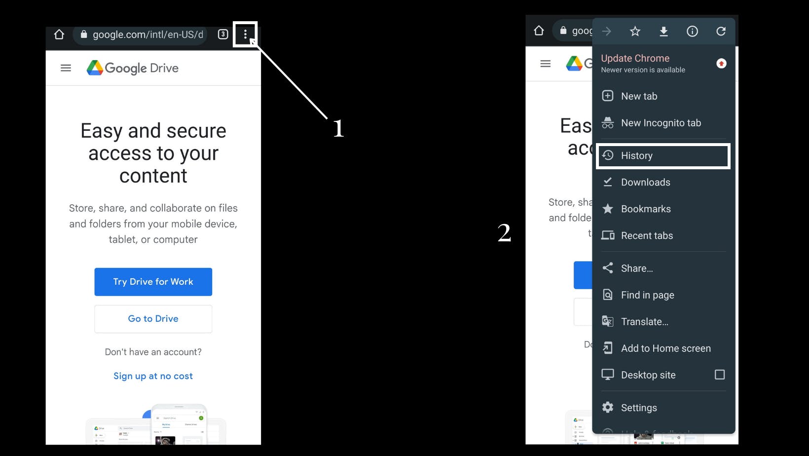 How to Reopen Closed Tab Chrome Restore Chrome Tabs on Phone and