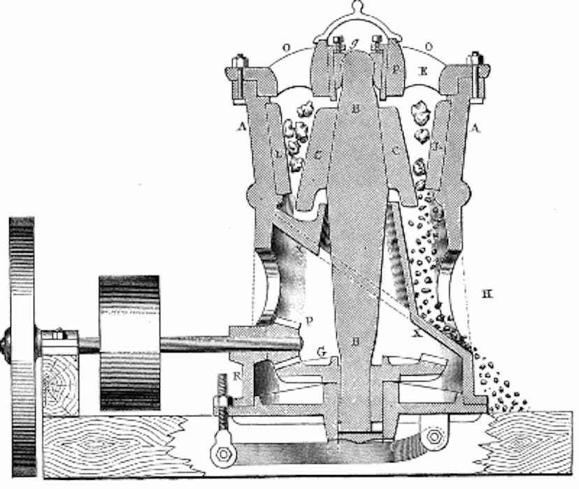 Fig. 1—BROWN'S ORE CRUSHER.