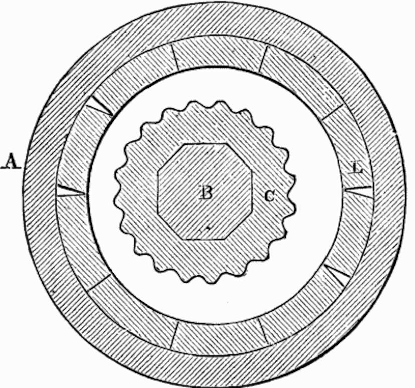 Fig. 2—HORIZONTAL SECTION.