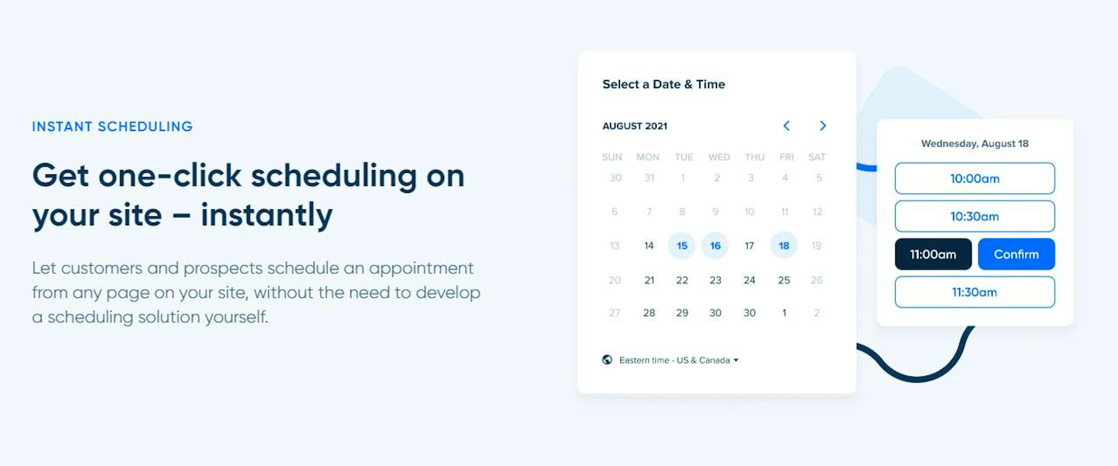 Calendly preview