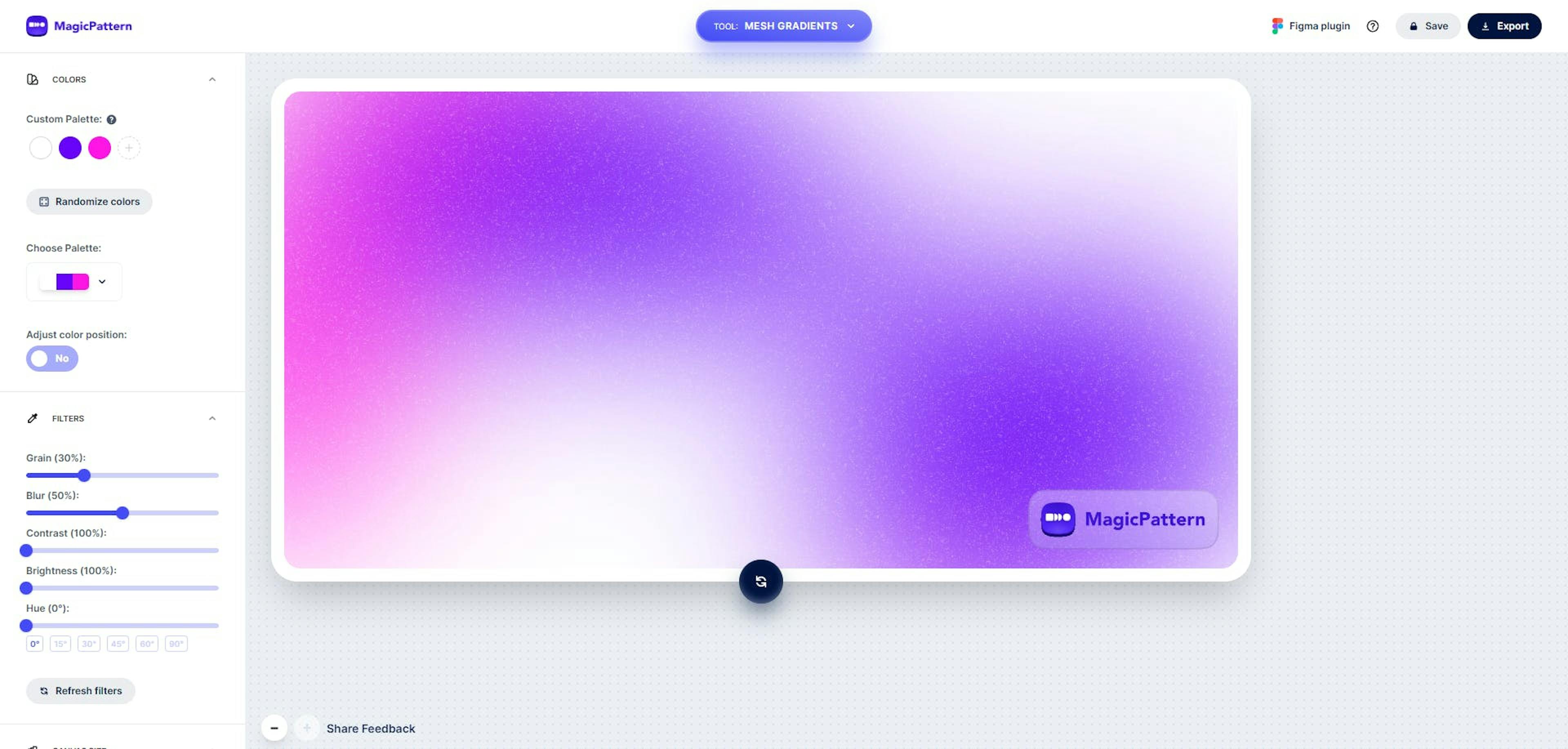 Mesh Gradients