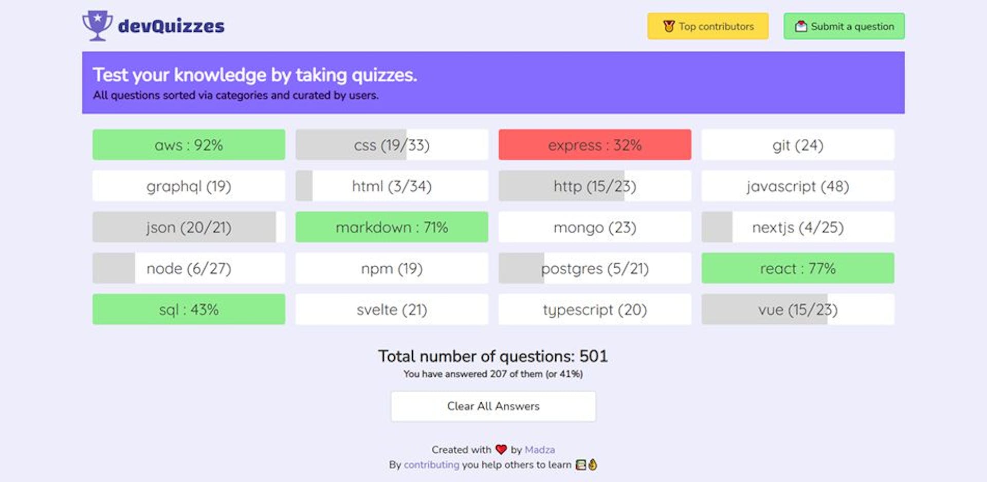 featured image - I Created 500+ Dev Questions and Launched a Quiz Platform 🏆🎉