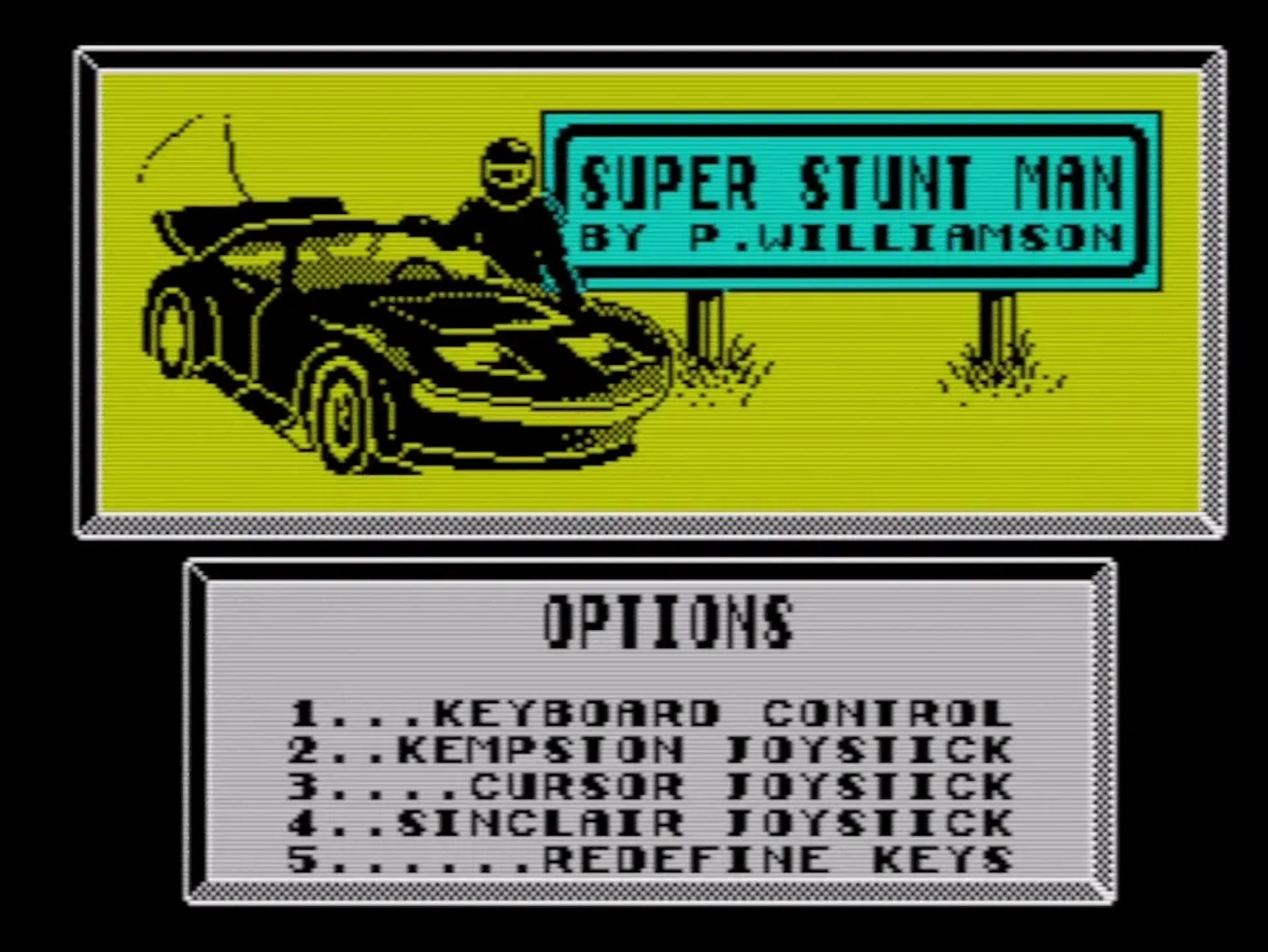 Wow, I didn't know the original Stig starred in his own videogame!