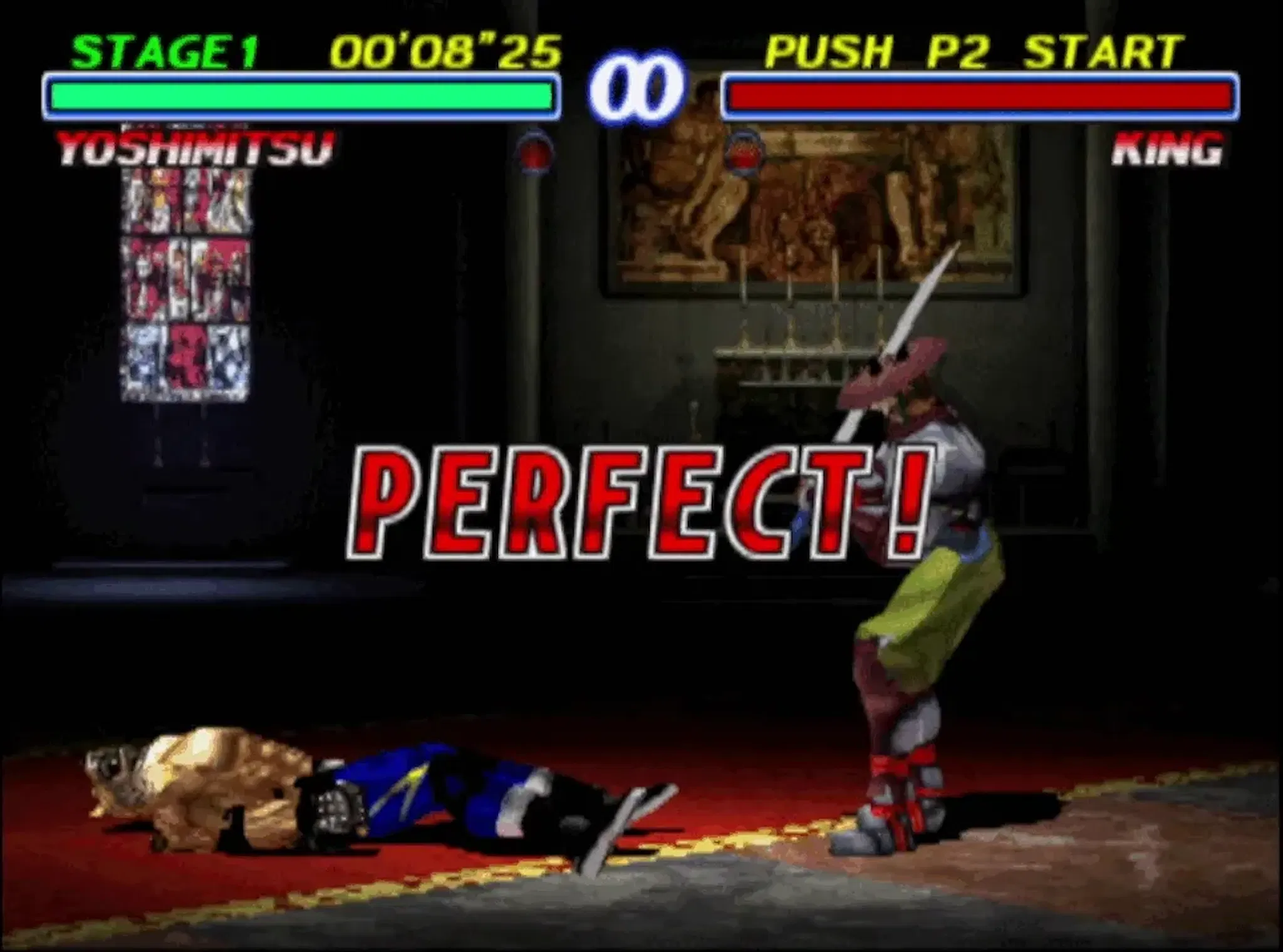 A brief tour of Yoshimitsu's rise to victory in not-real-world-locations.