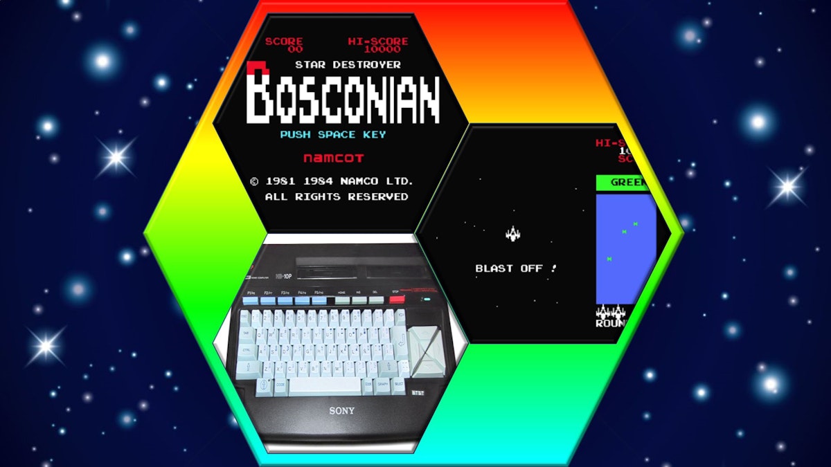 featured image - Bosconian (MSX1) Retro Game Review