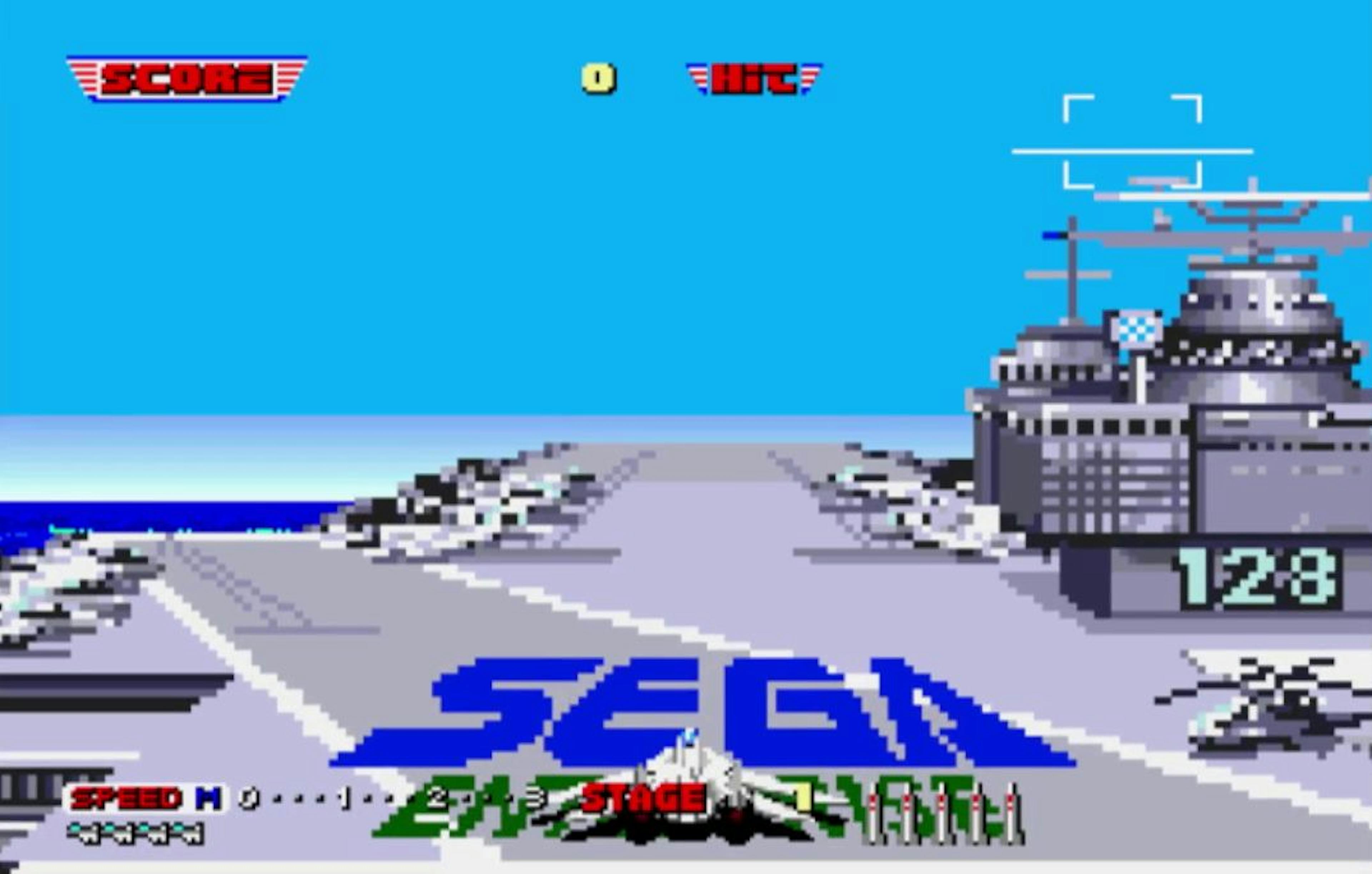 There's no two ways about it - this is essentially Top Gun: The Arcade Game in all but name.