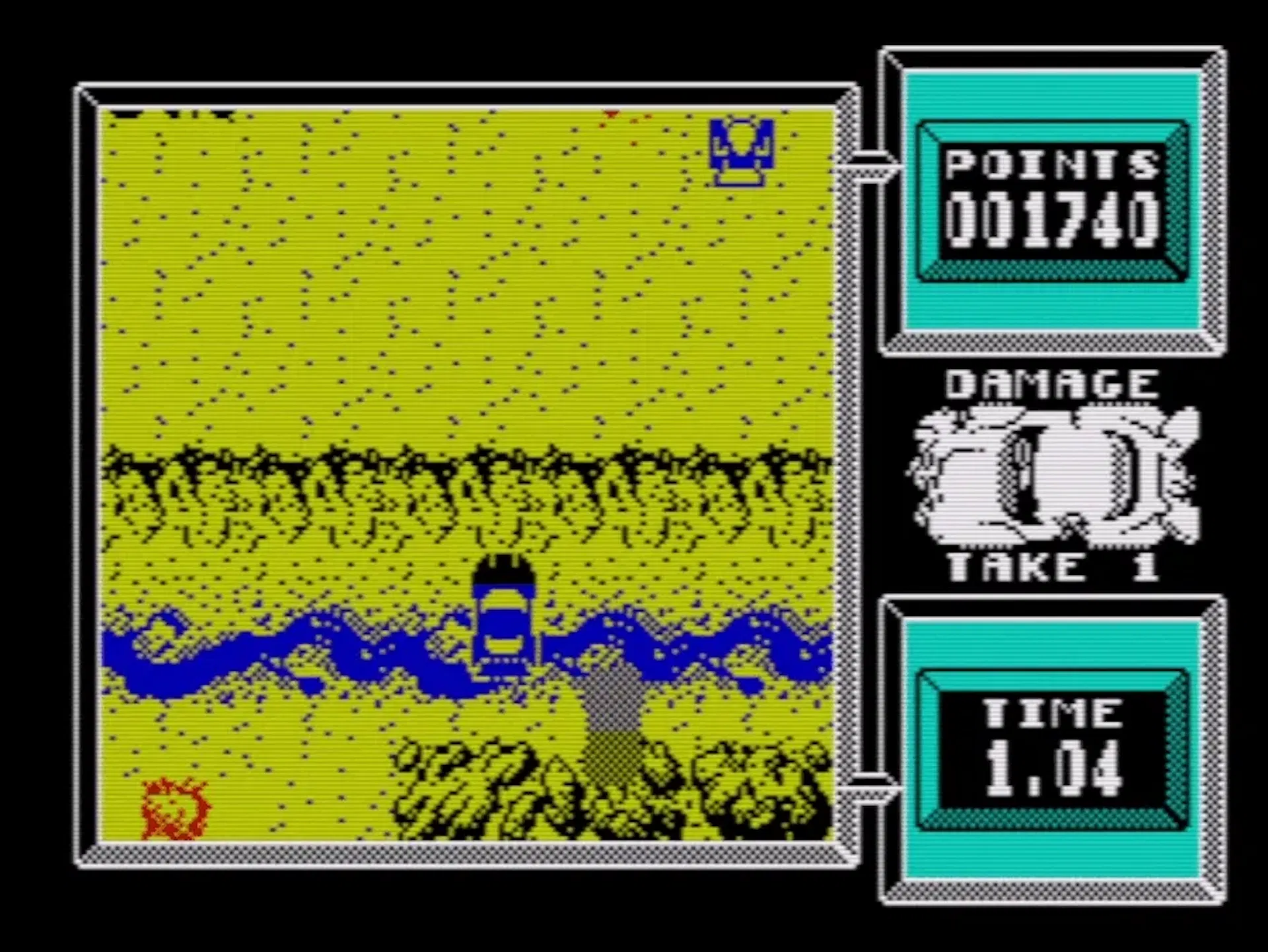 ZX Spectrum version showcasing all 7 scenes of this budget game.