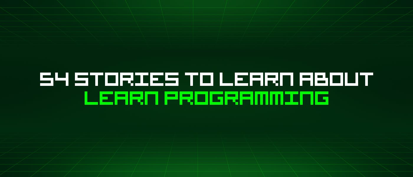 54 рассказа об обучении программированию