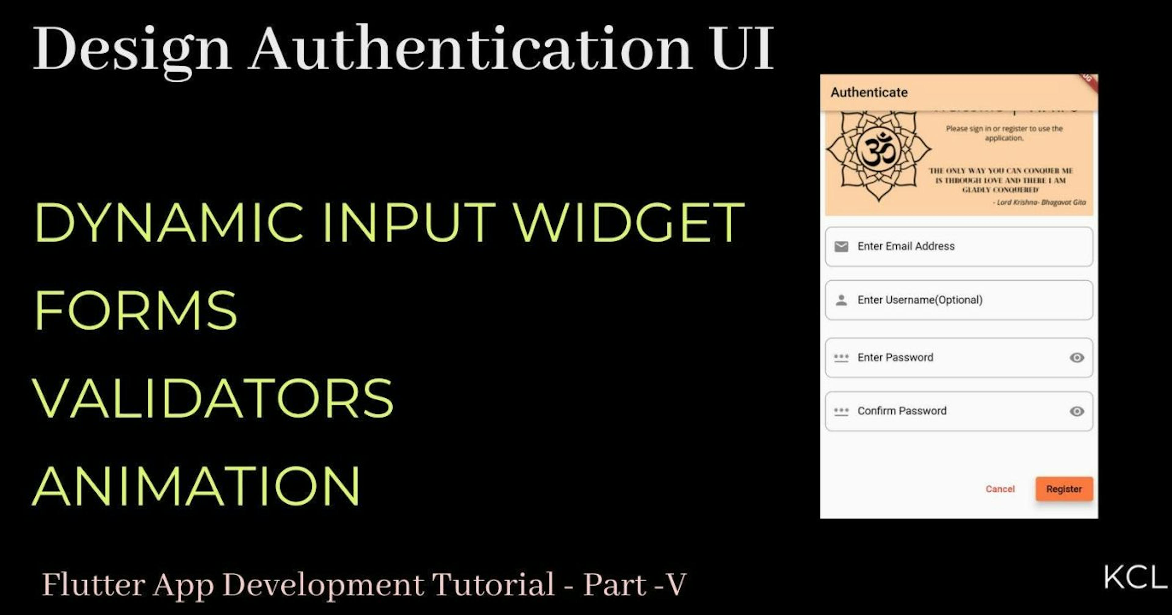 featured image - How to Implement a Dynamic Authentication Form in Flutter