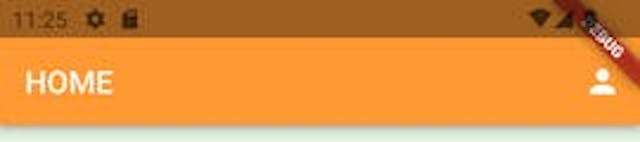 Custom App Bar Screenshot