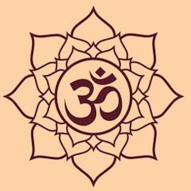 Om and Lotus Splash