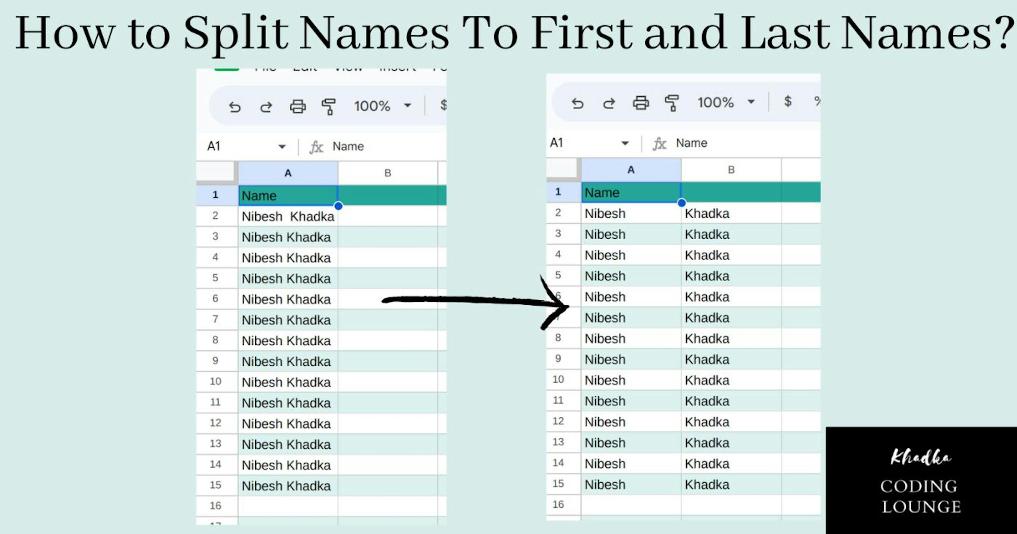 featured image - Use This Script to Separate the First and Last names in Google Sheets