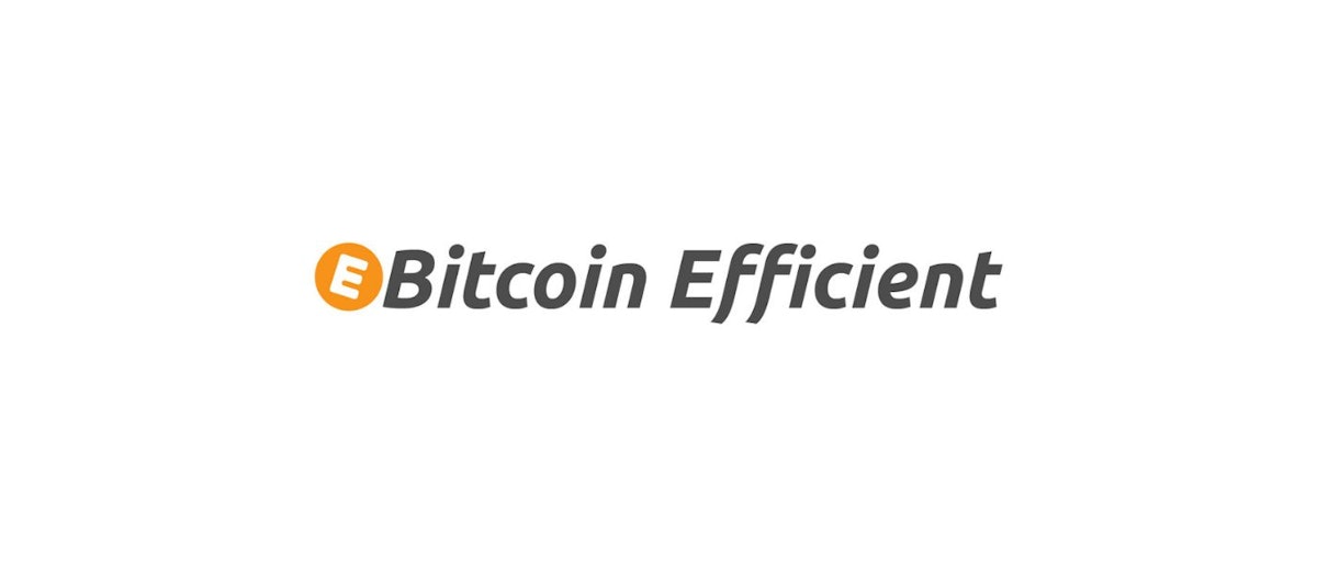 featured image - Bitcoin Efficient: Introduction to the Concept