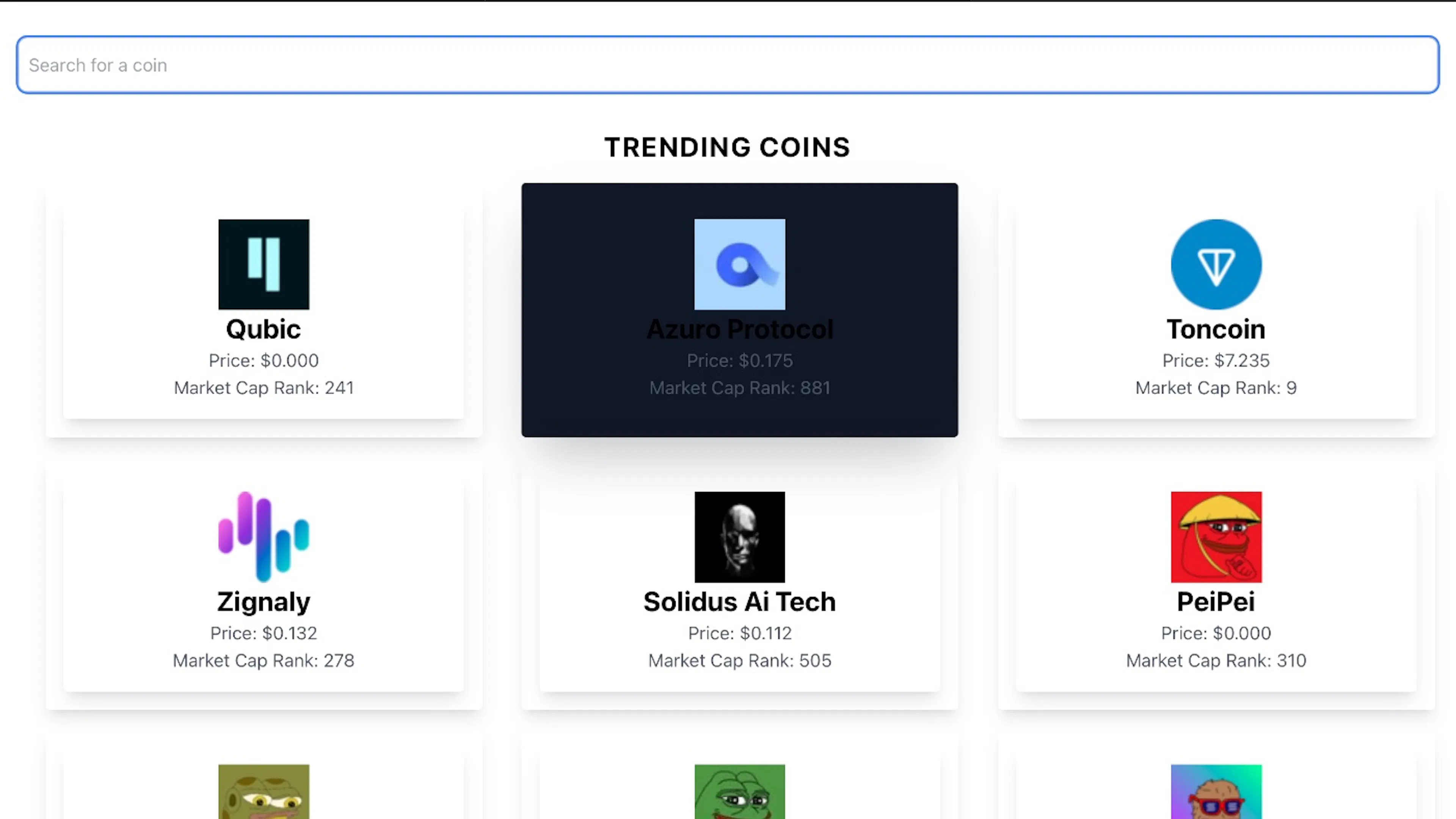 Build a Real-Time Crypto Tracker with CoinGecko API and React.js ...