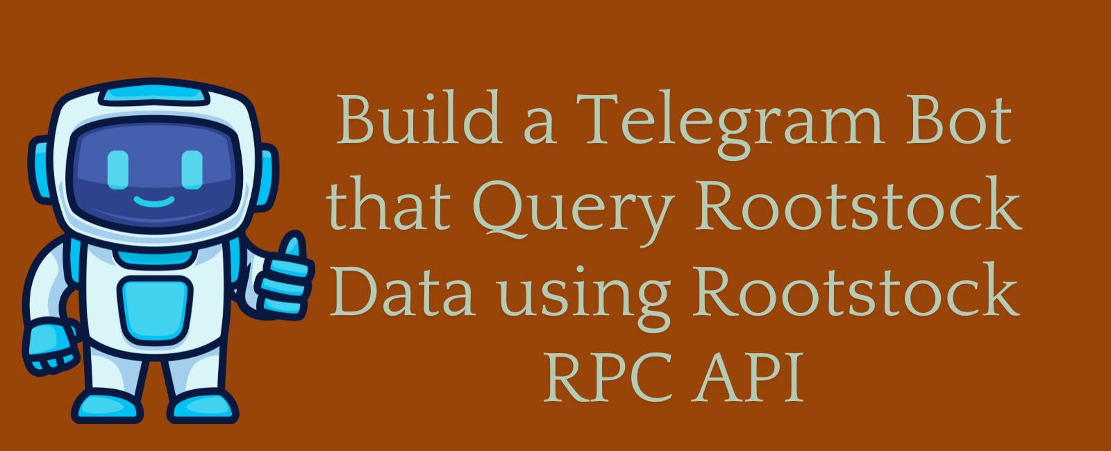 How to Build a Telegram Bot That Queries Rootstock Data Using Rootstock RPC API