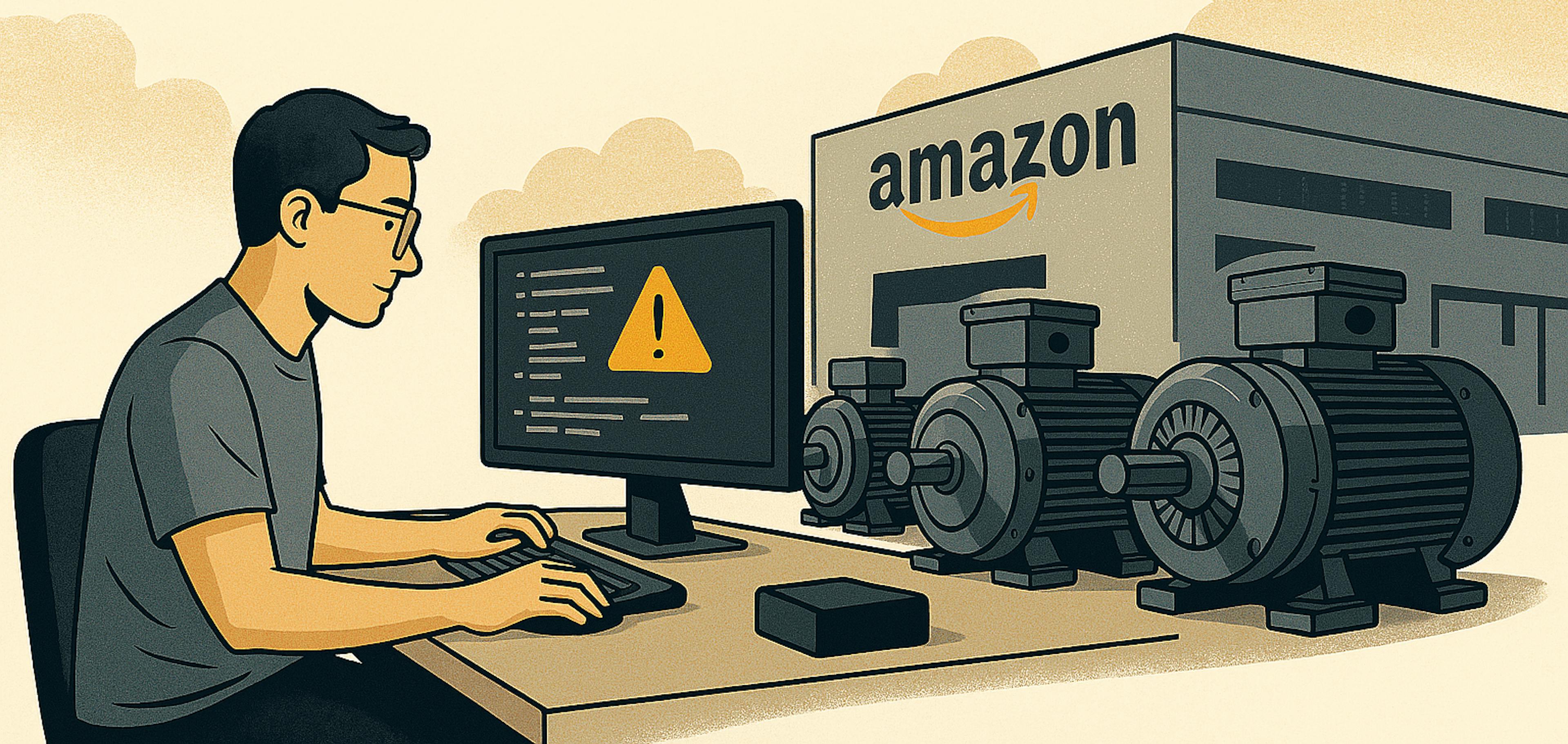featured image - One Engineer, Hundreds of Motors, and a $0.06 App That Saves a Single Amazon Site Over $100K a Year