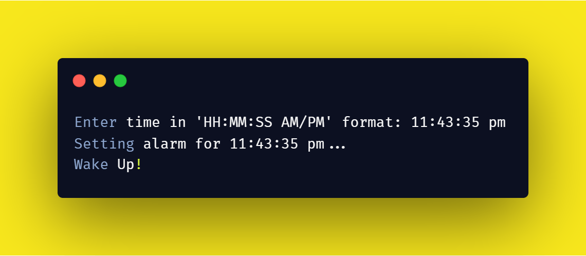 How to Create an Alarm Clock in Python | HackerNoon