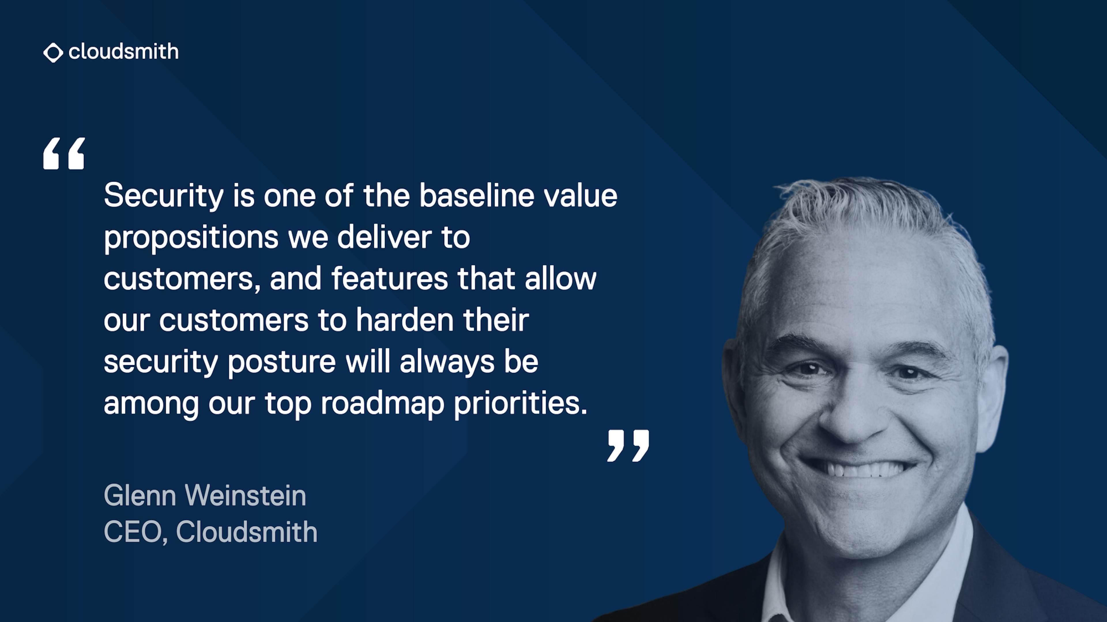 Glenn Weinstein, CEO @ Cloudsmith