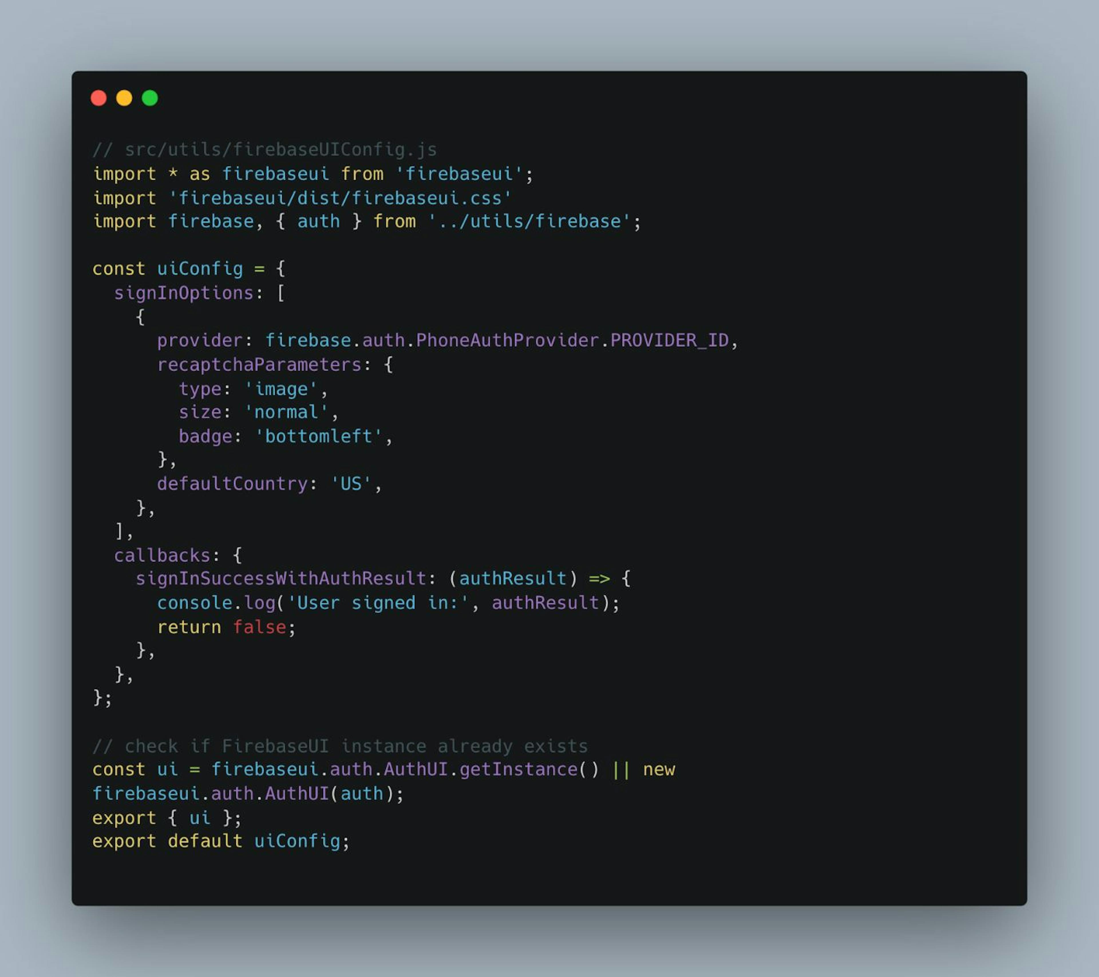 These code screenshots are created with carbon.now.sh