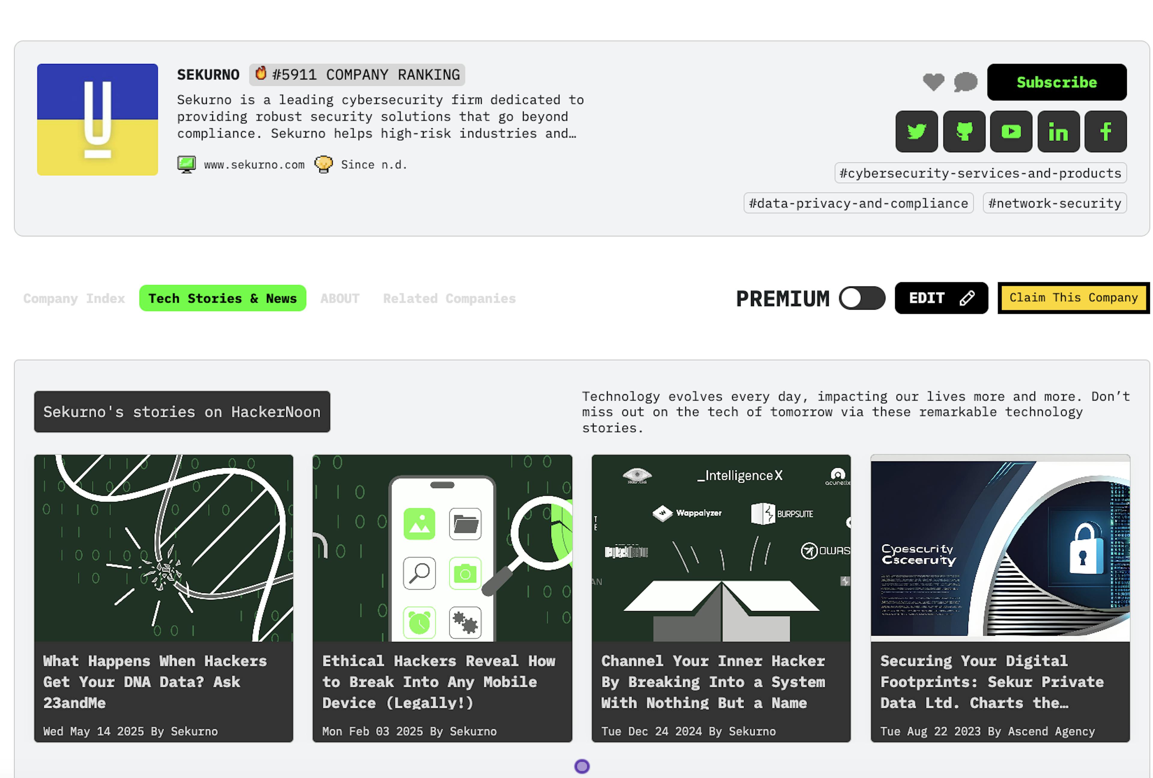 featured image - Meet Sekurno: HackerNoon Company of the Week
