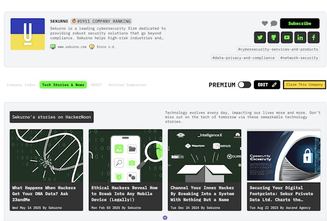 /meet-sekurno-hackernoon-company-of-the-week feature image