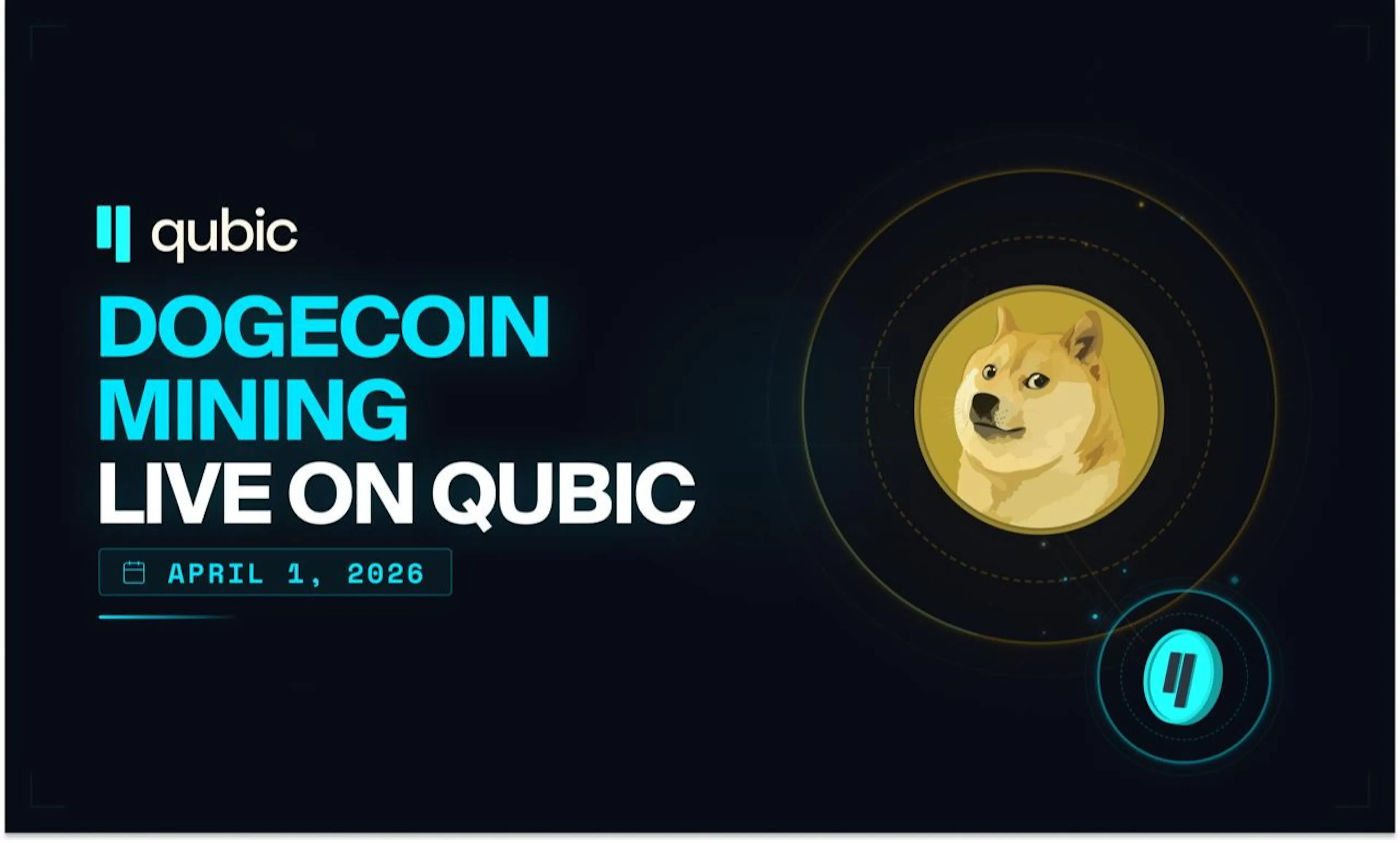 featured image - Qubic Is Now Mining Dogecoin on Its AI Compute Infrastructure