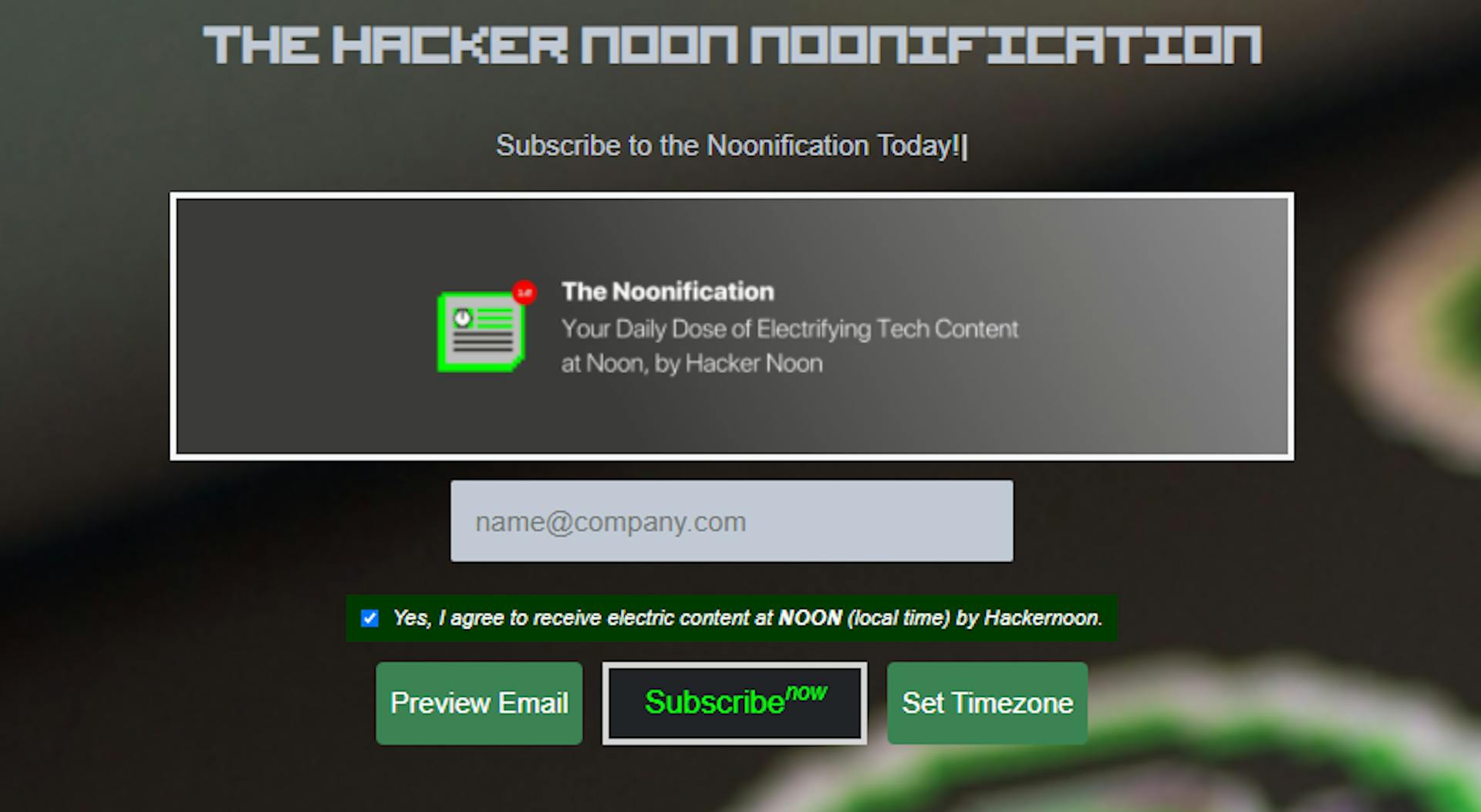 https://hackernoon.com/noonification