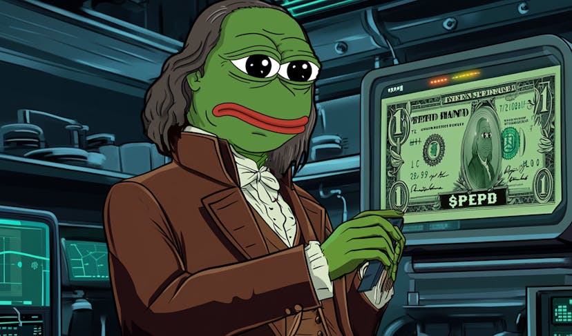 /meme-token-momentum-slows-as-new-pepe-dollar-gains-attention-with-federal-reserve-parody feature image