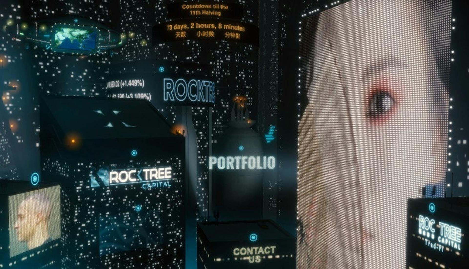 featured image - RockTree Capital Unveils Cyberpunk Crypto Future in a New Website